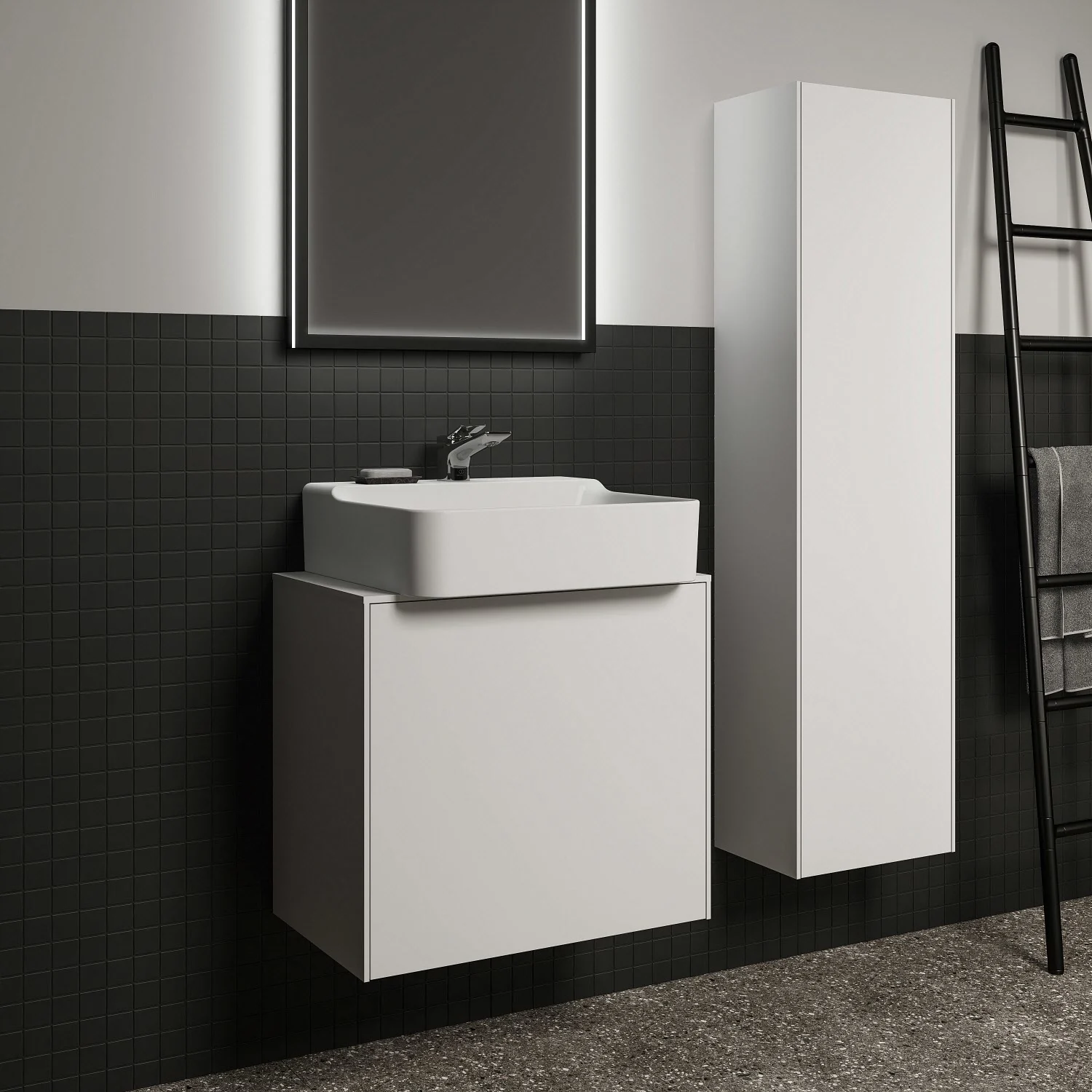 Ideal Standard Conca Halbhochschrank 37 x 140 cm, 1 Tür Bild 7