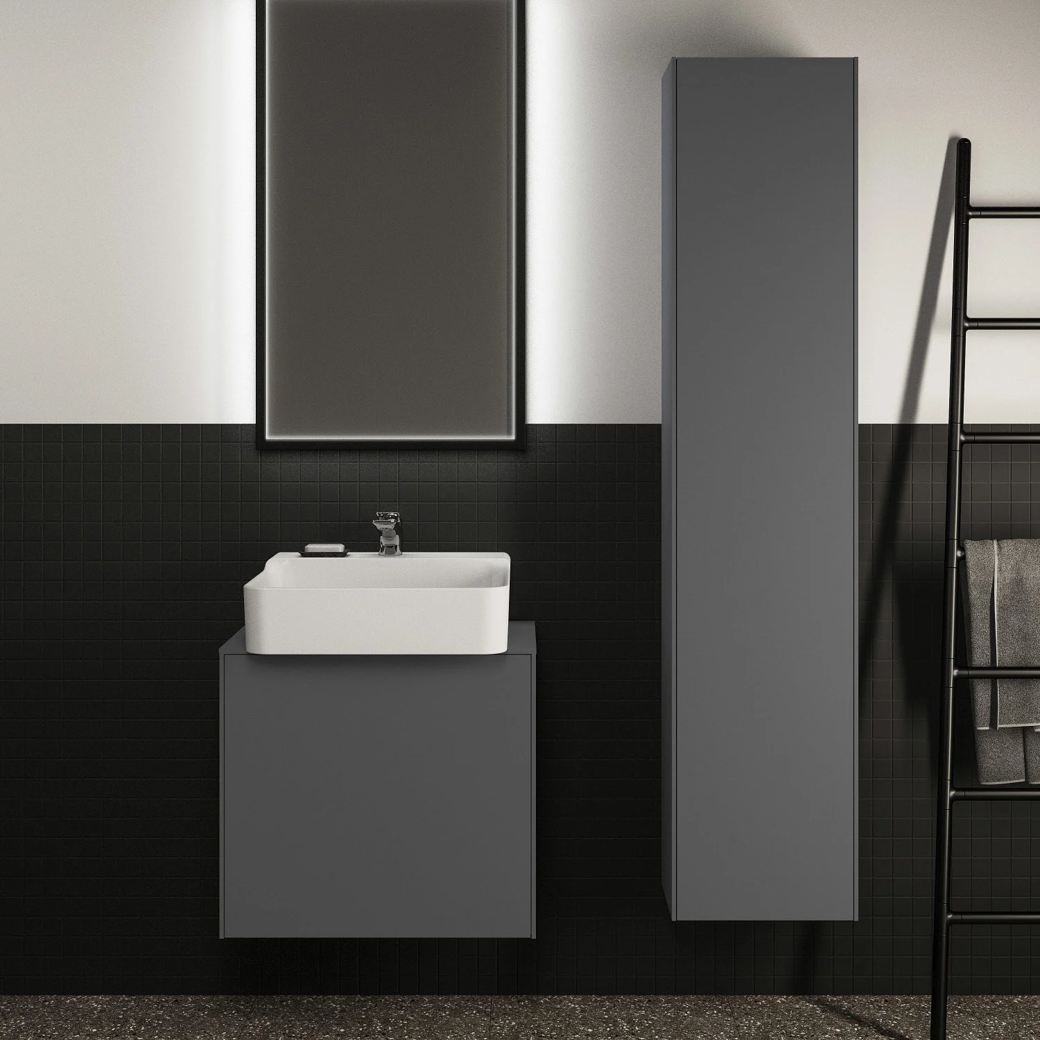 Ideal Standard Conca Hochschrank 37 x 170 cm, 1 Tür Bild 4