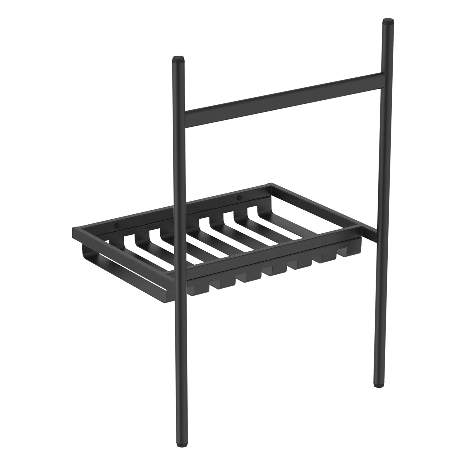 Czarna półka w widoku z przodu, Ideal Standard