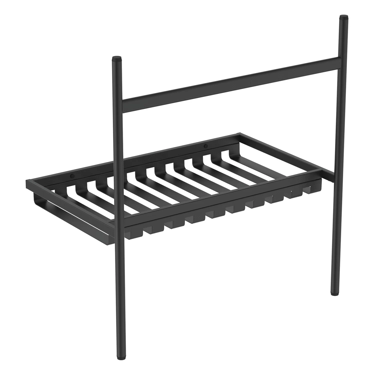Czarna konsola stojąca z boku, Ideal Standard