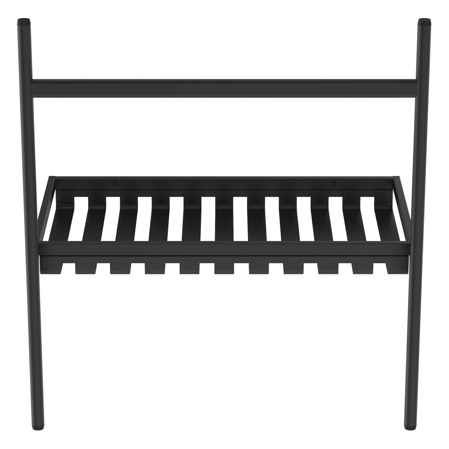 Widok z przodu czarnego stołu konsolowego, Ideal Standard