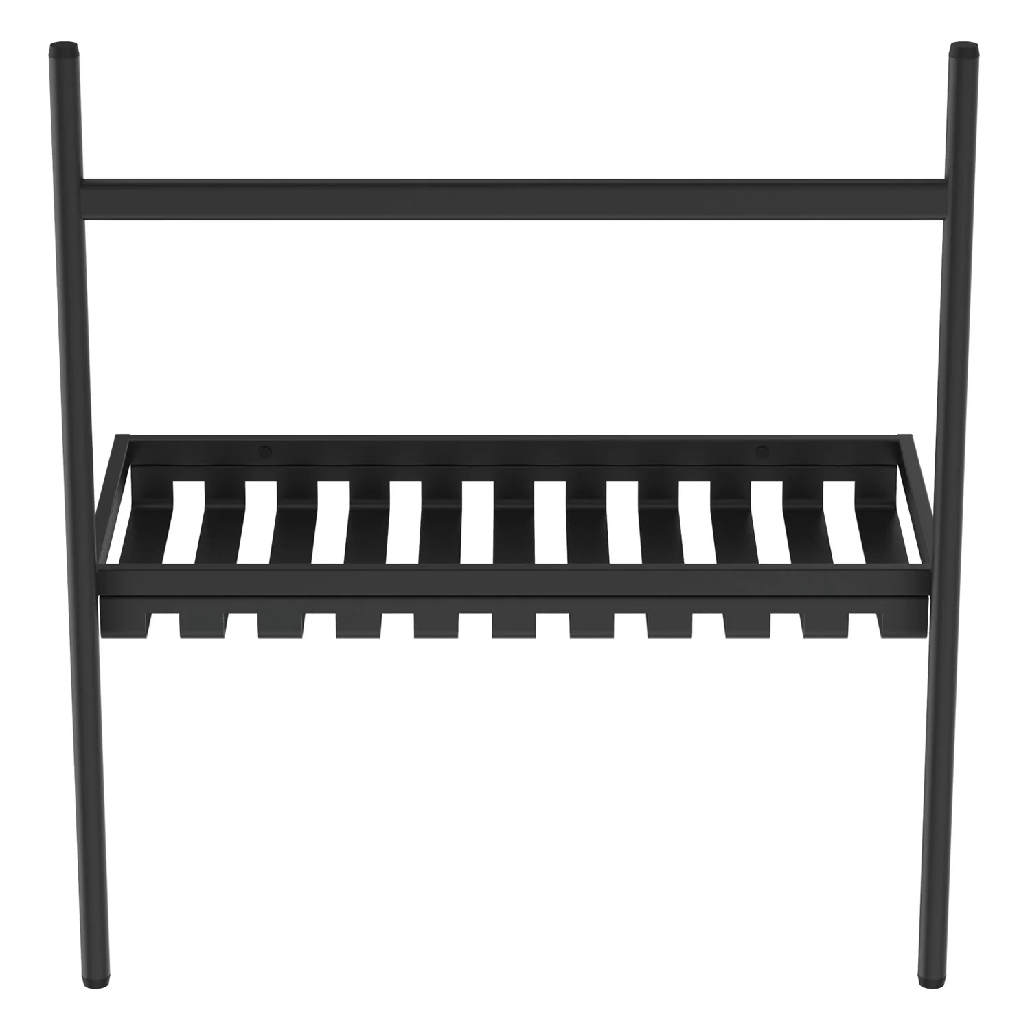 Widok z przodu czarnego stołu konsolowego, Ideal Standard