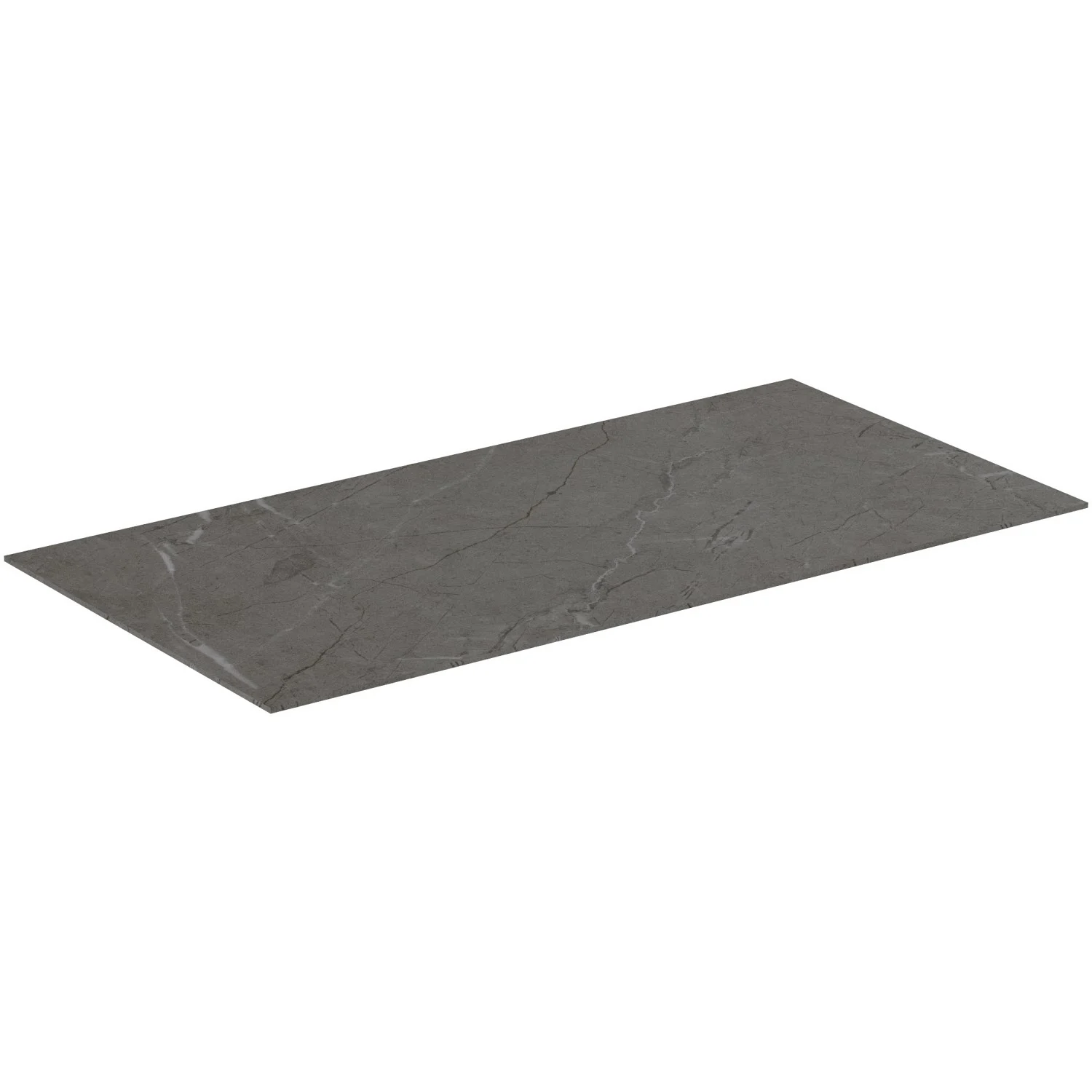 Szara konsola ceramiczna z widokiem z boku, Ideal Standard