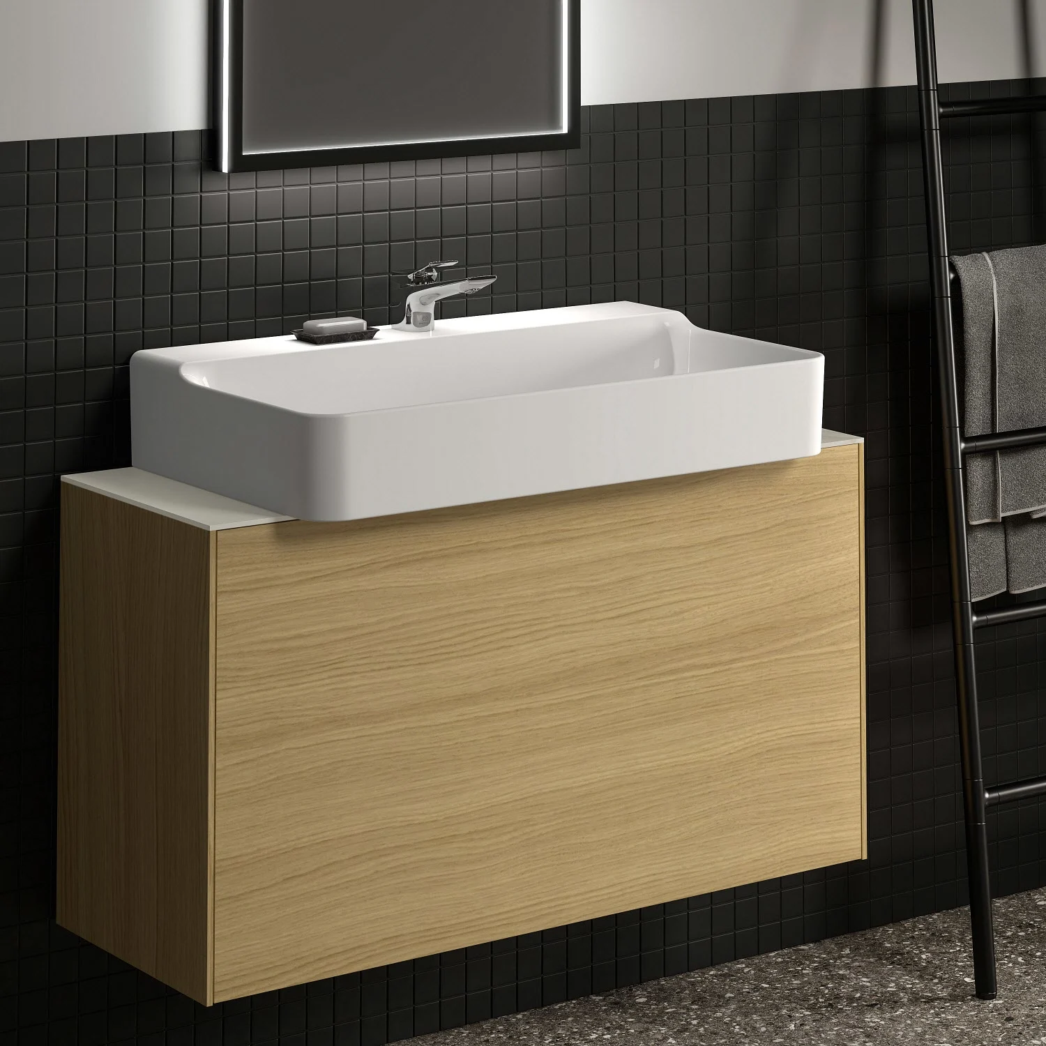 Ideal Standard Conca Keramikkonsole 100 x 37,3 cm Bild 3