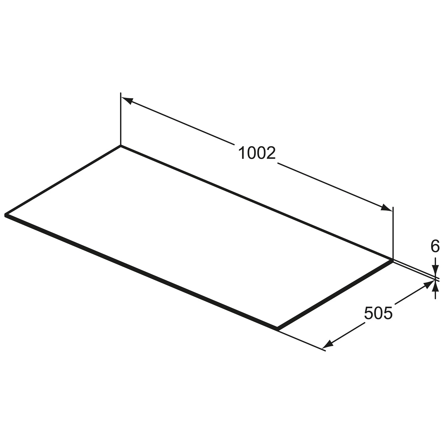 Ideal Standard Conca Keramikkonsole 100 x 50,5 cm Bild 5