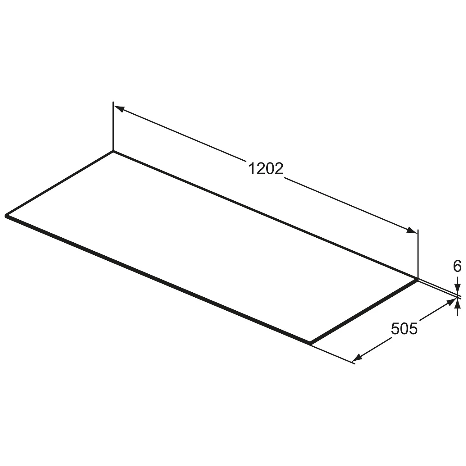 Ideal Standard Conca Keramikkonsole 120 x 50,5 cm Bild 5