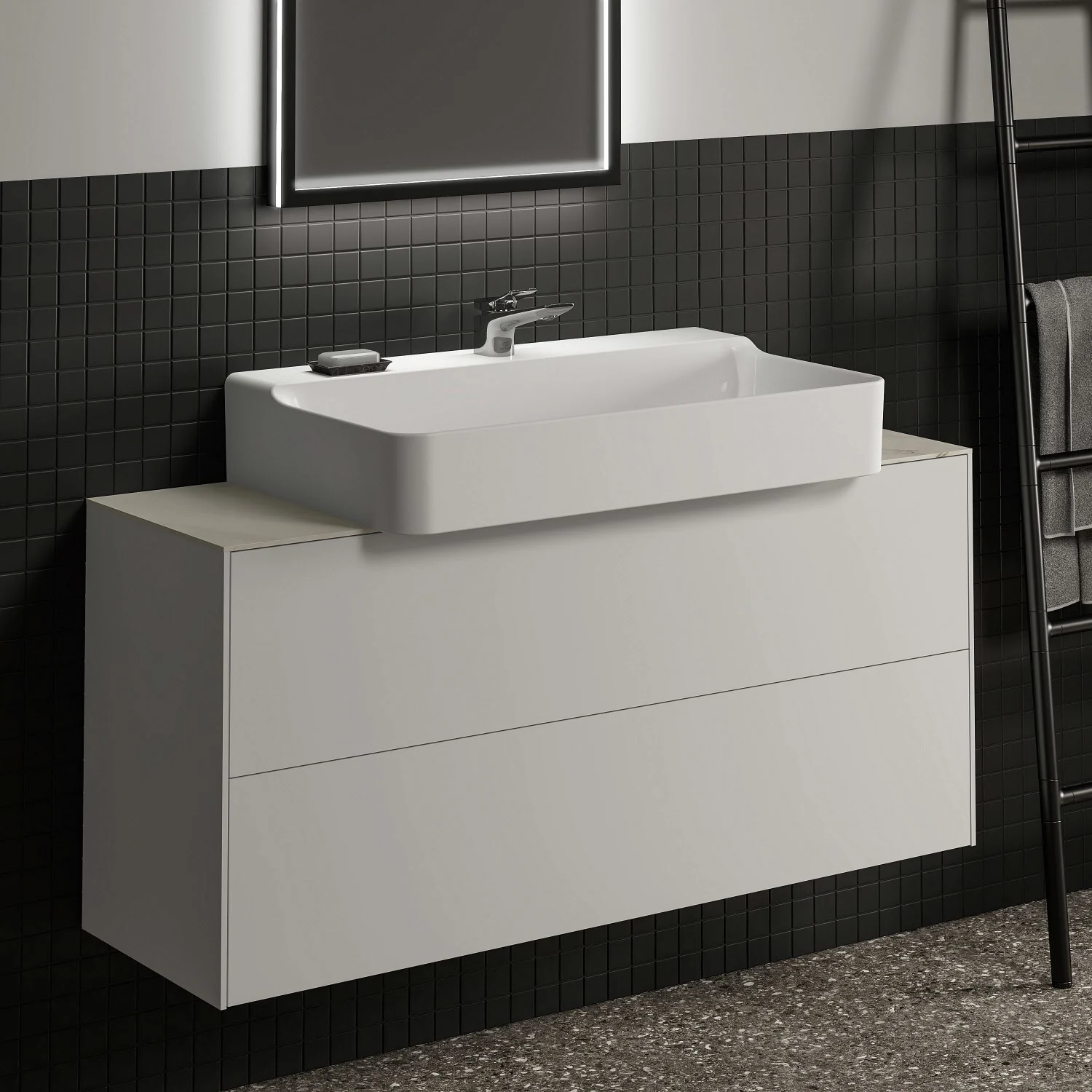 Ideal Standard Conca Waschtischunterschrank 120 x 37,3 cm, 2 Auszüge