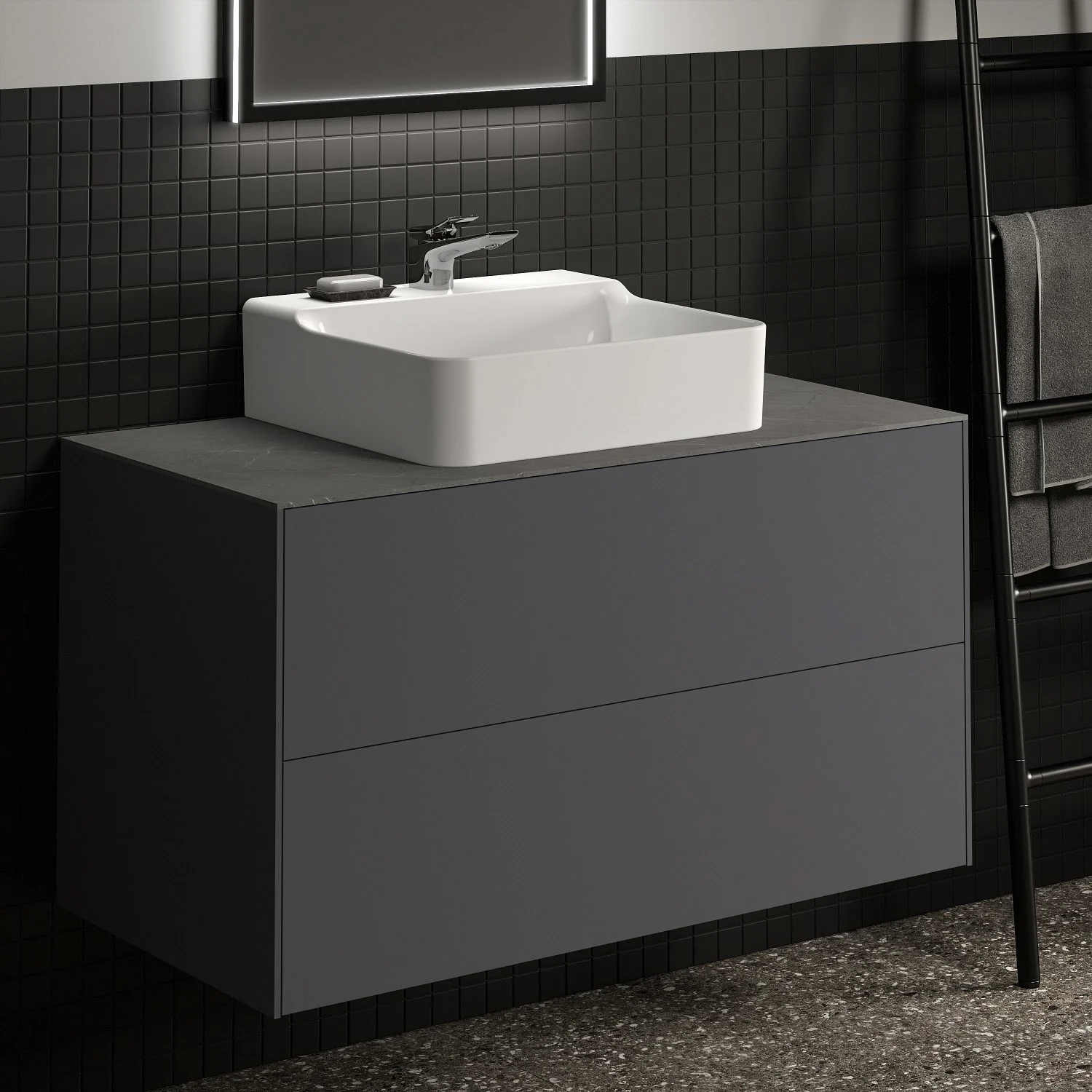 Ideal Standard Conca Waschtischunterschrank 100 x 50,5 cm, 2 Auszüge