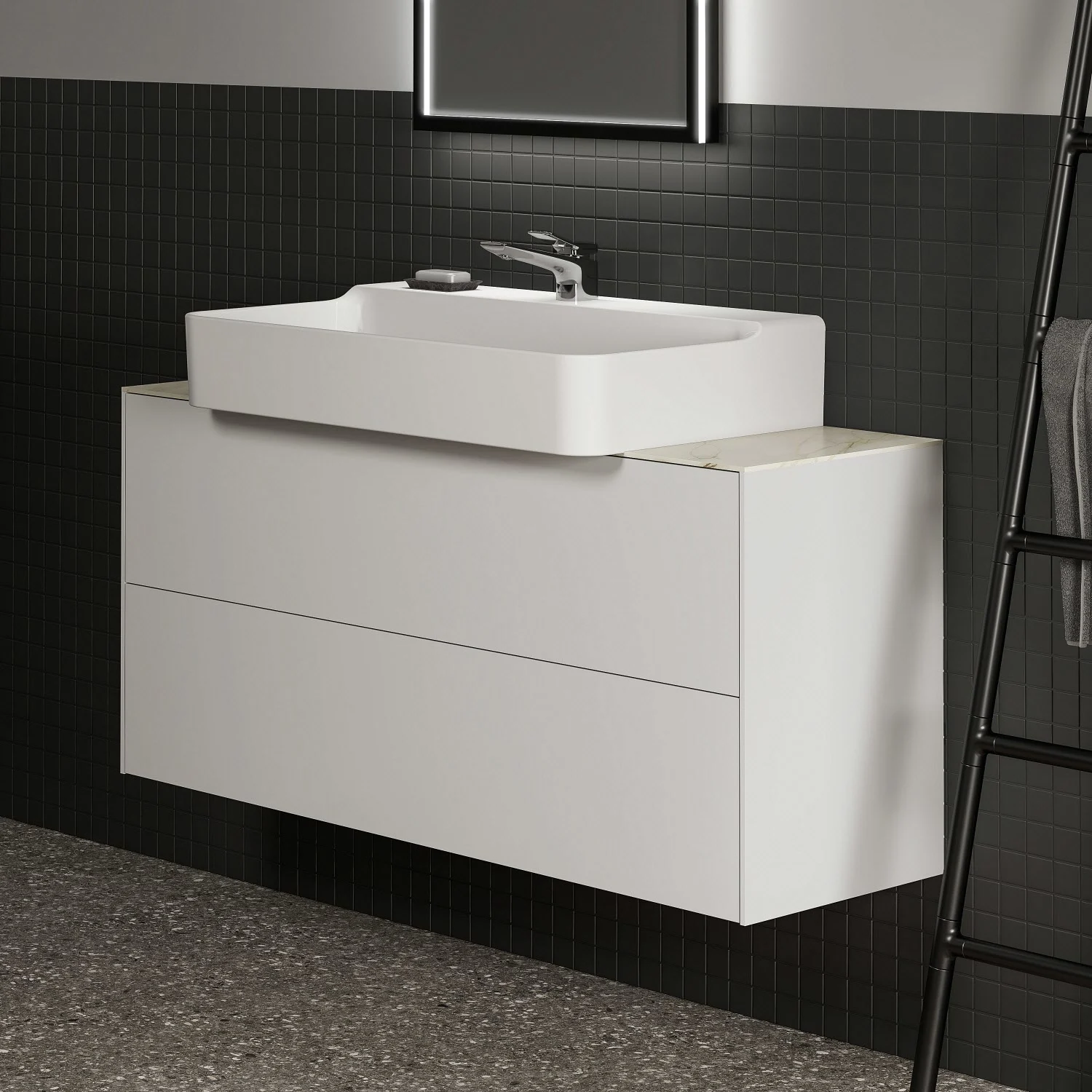 Ideal Standard Conca Waschtischunterschrank 120 x 37,3 cm, 2 Auszüge Bild 6