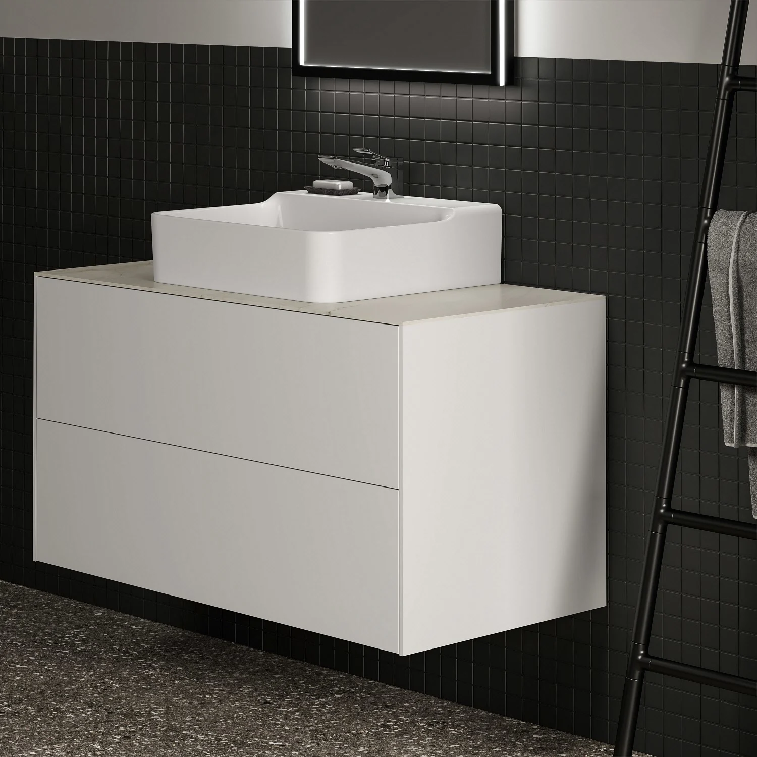 Ideal Standard Conca Waschtischunterschrank 100 x 50,5 cm, 2 Auszüge Bild 6