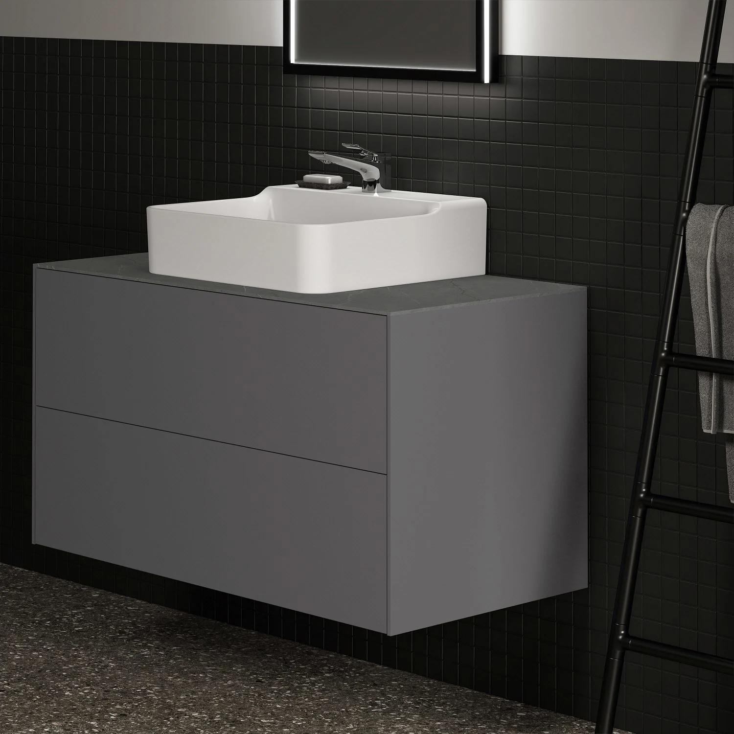 Ideal Standard Conca Waschtischunterschrank 100 x 50,5 cm, 2 Auszüge Bild 6