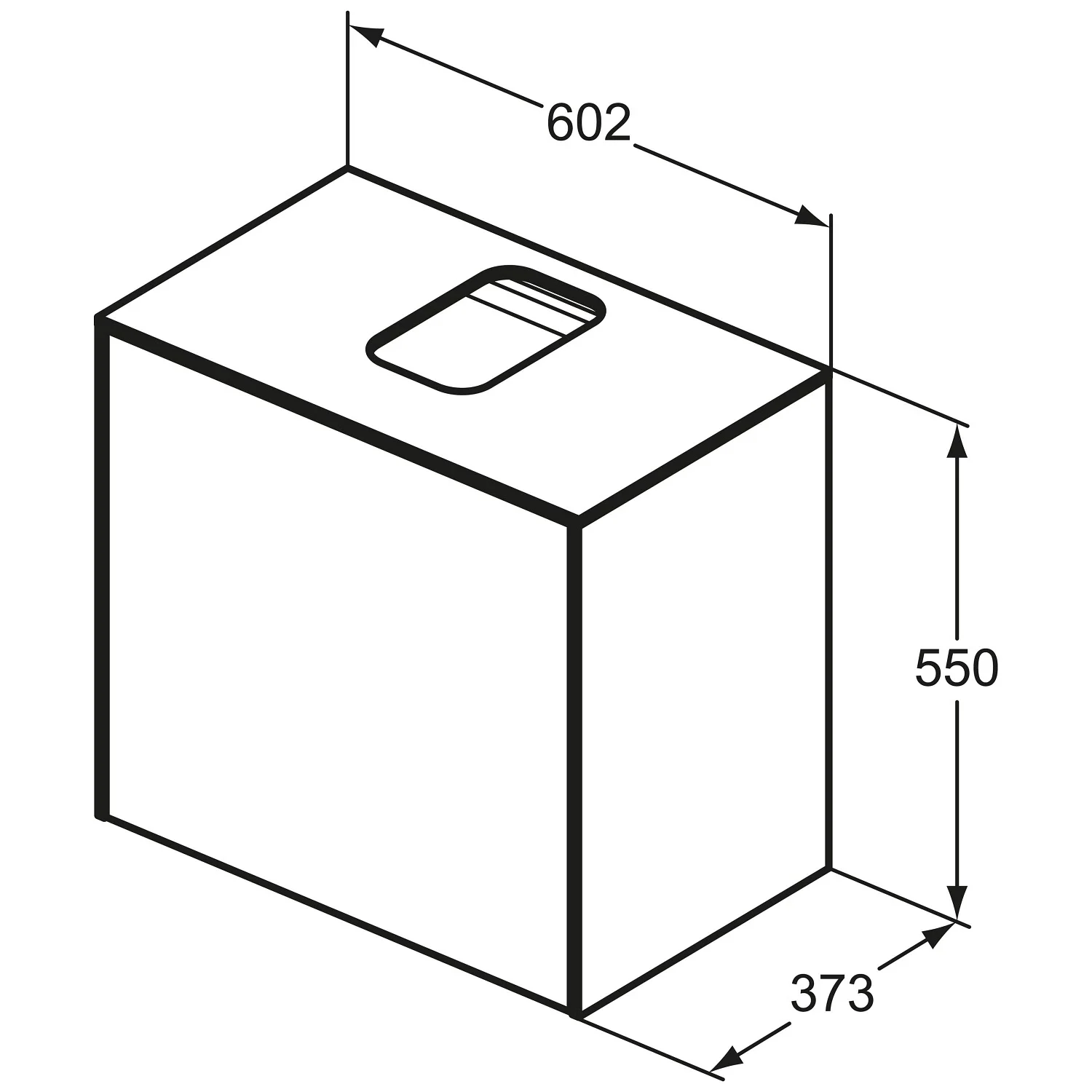 Ideal Standard Conca Waschtischunterschrank 60,2 cm, mit Ausschnitt, 1 Auszug Bild 5