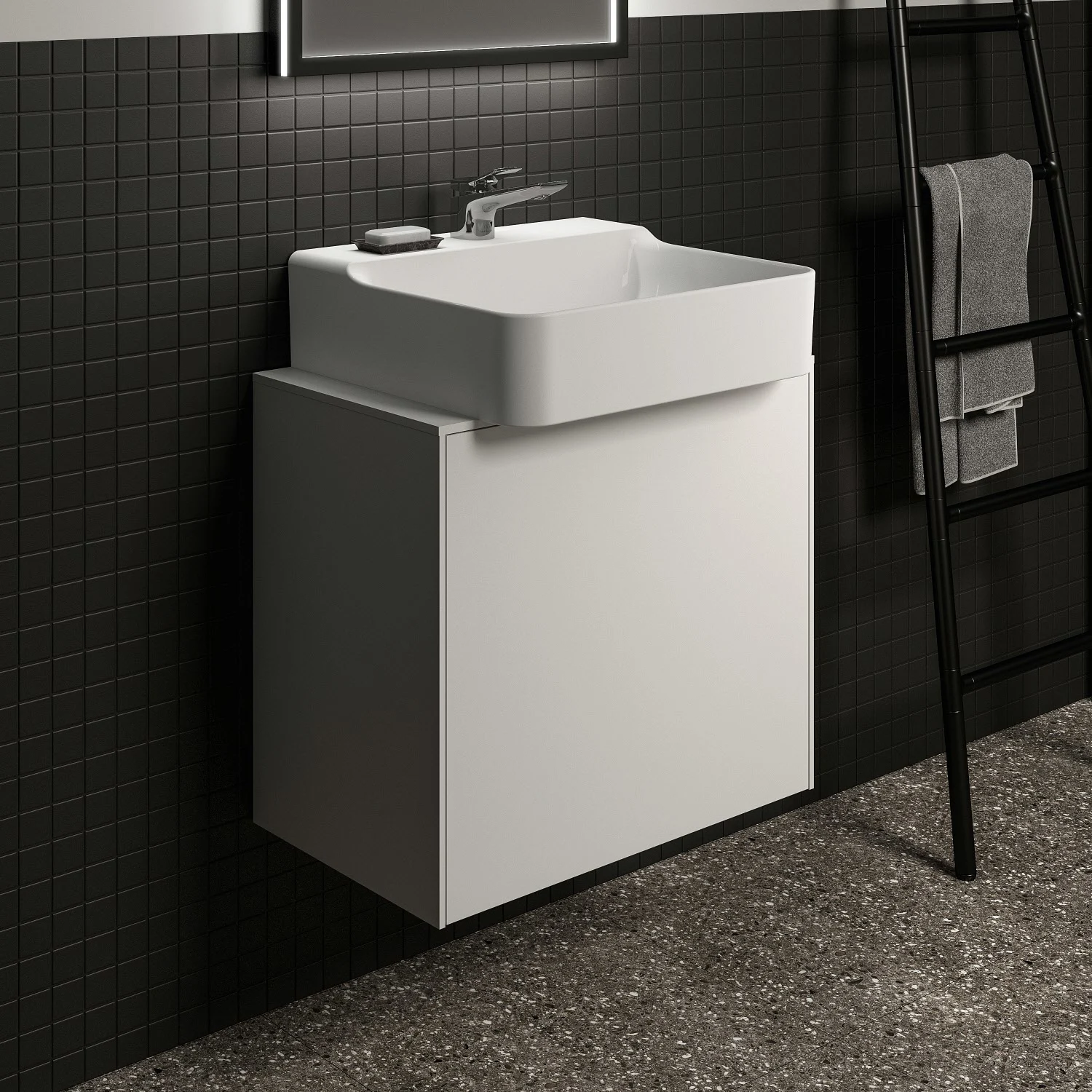 Ideal Standard Conca Waschtischunterschrank 60,2 cm, mit Ausschnitt, 1 Auszug