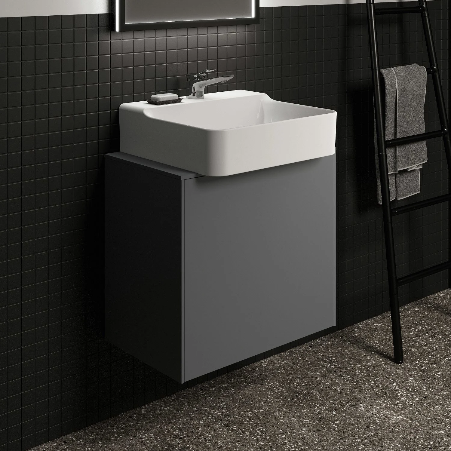 Ideal Standard Conca Waschtischunterschrank 60,2 cm, mit Ausschnitt, 1 Auszug