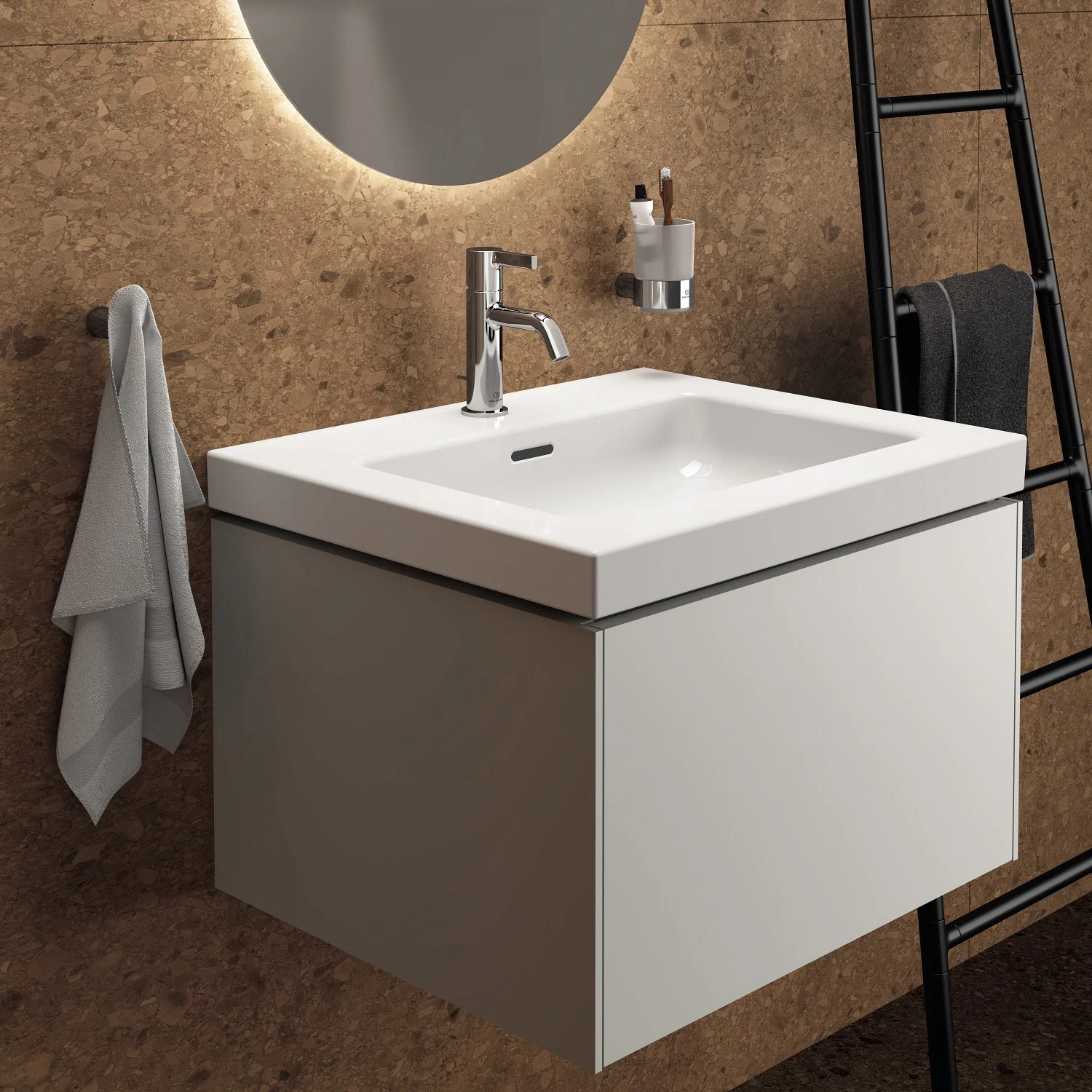 Ideal Standard Conca Waschtischunterschrank 60 cm mit 1 Auszug für Möbelwaschtisch