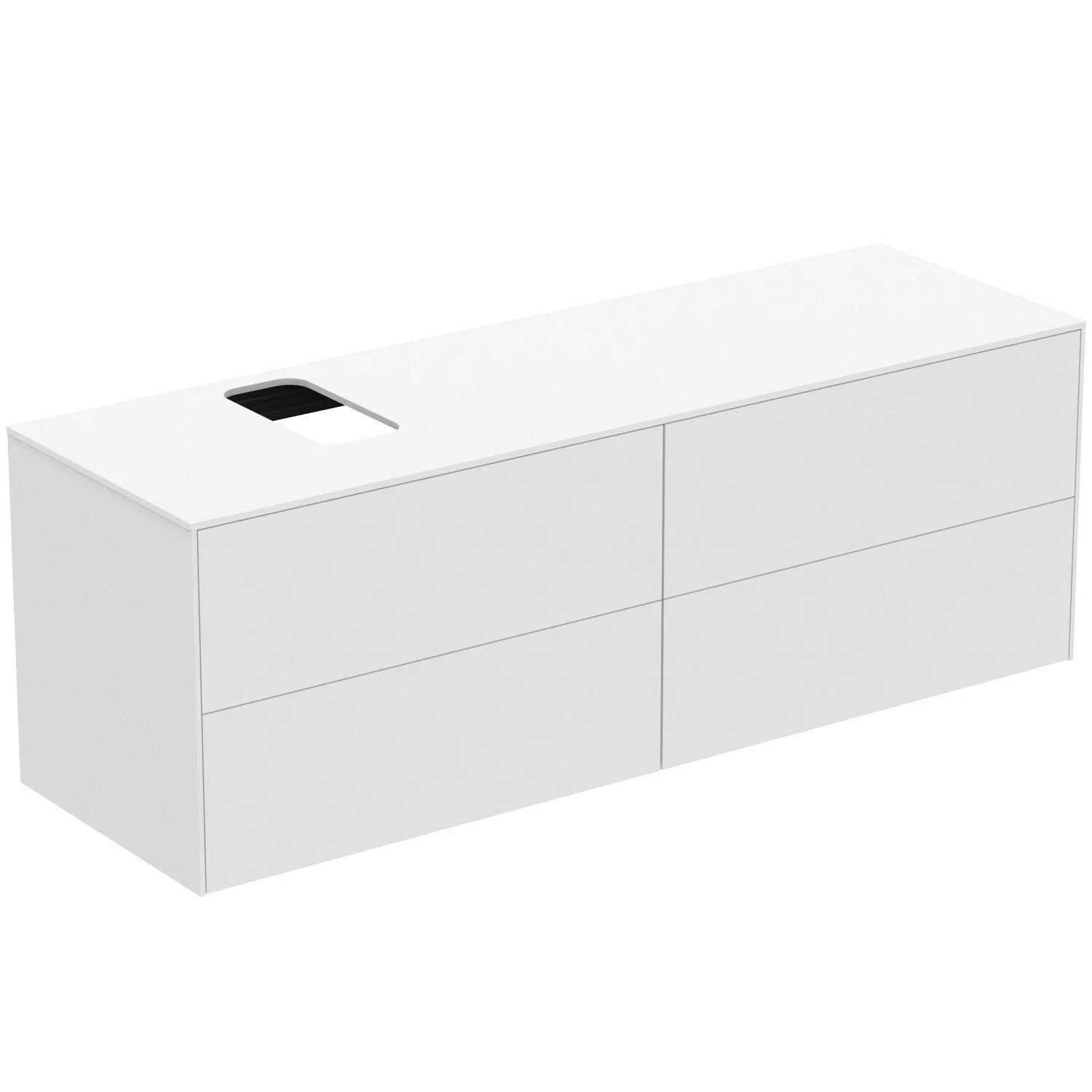 Ideal Standard Conca Waschtischunterschrank 160 cm, mit Ausschnitt wählbar, 4 Auszüge Bild 2