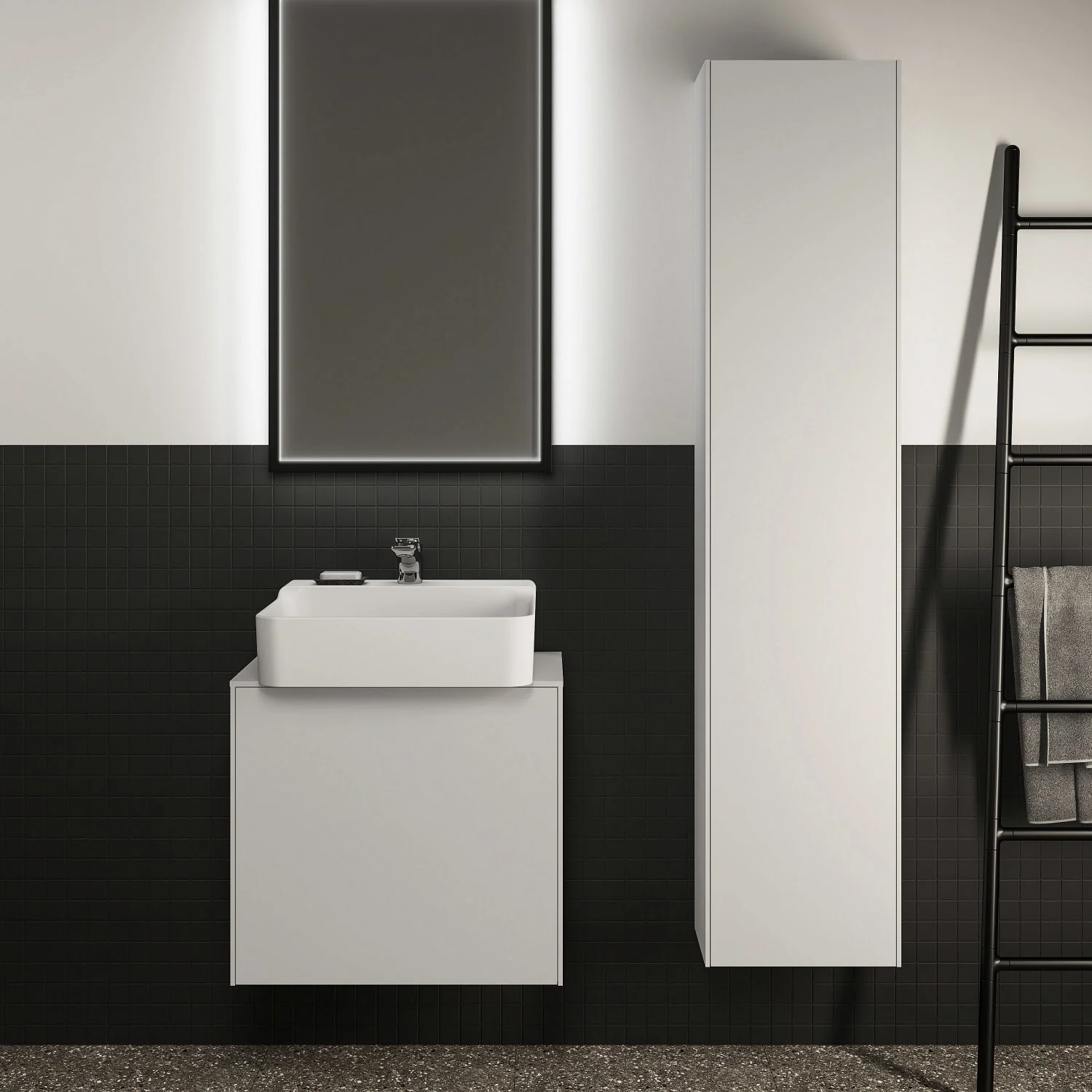 Ideal Standard Conca Waschtischunterschrank 60,2 cm, mit Ausschnitt, 1 Auszug Bild 7