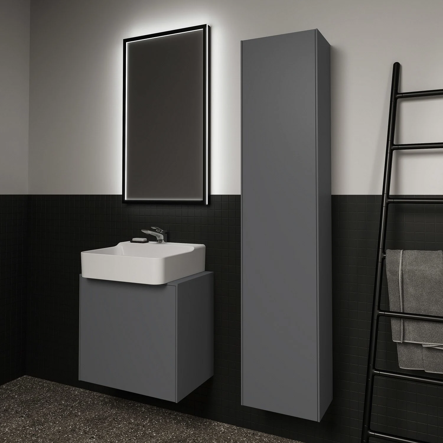 Ideal Standard Conca Waschtischunterschrank 60,2 cm, mit Ausschnitt, 1 Auszug Bild 7