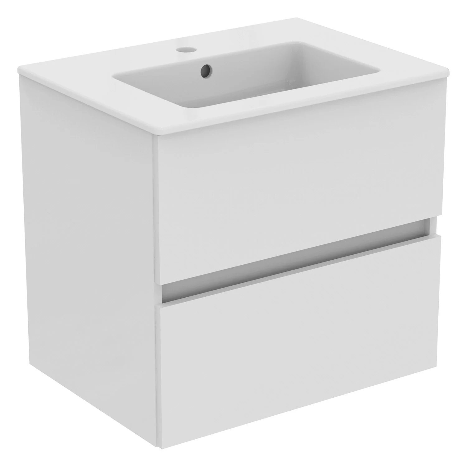 Ideal Standard Eurovit+ Möbelpaket mit Waschtisch 61 cm und Unterschrank 60 cm, 2 Auszüge Bild 2