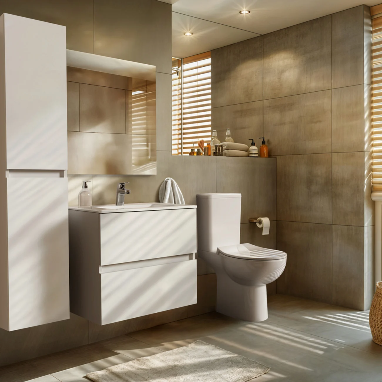 Ideal Standard Eurovit+ Möbelpaket mit Waschtisch 61 cm und Unterschrank 60 cm, 2 Auszüge Bild 5