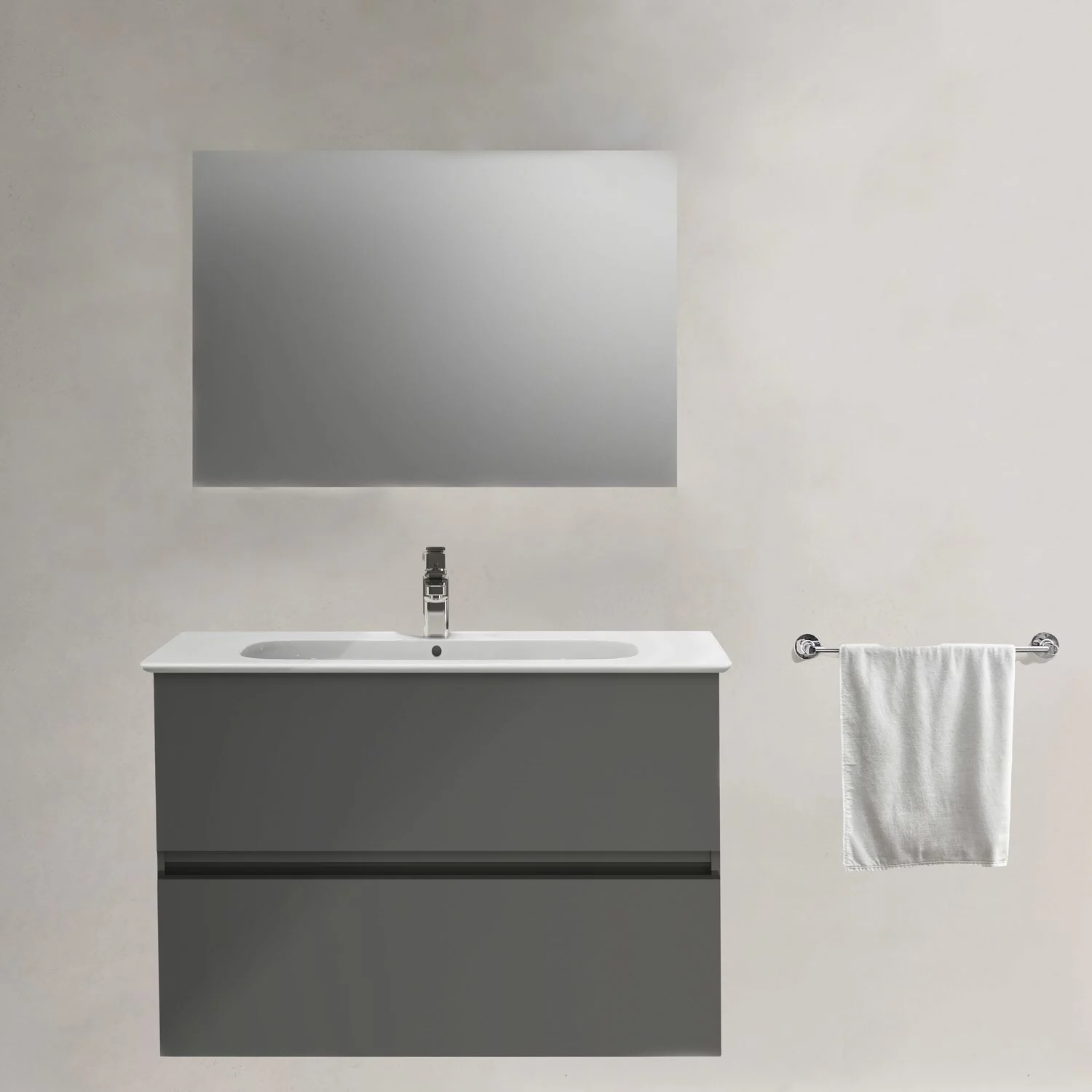 Ideal Standard Eurovit+ Waschtischunterschrank 2 Auszüge 80 x 44 x 55 cm Bild 5