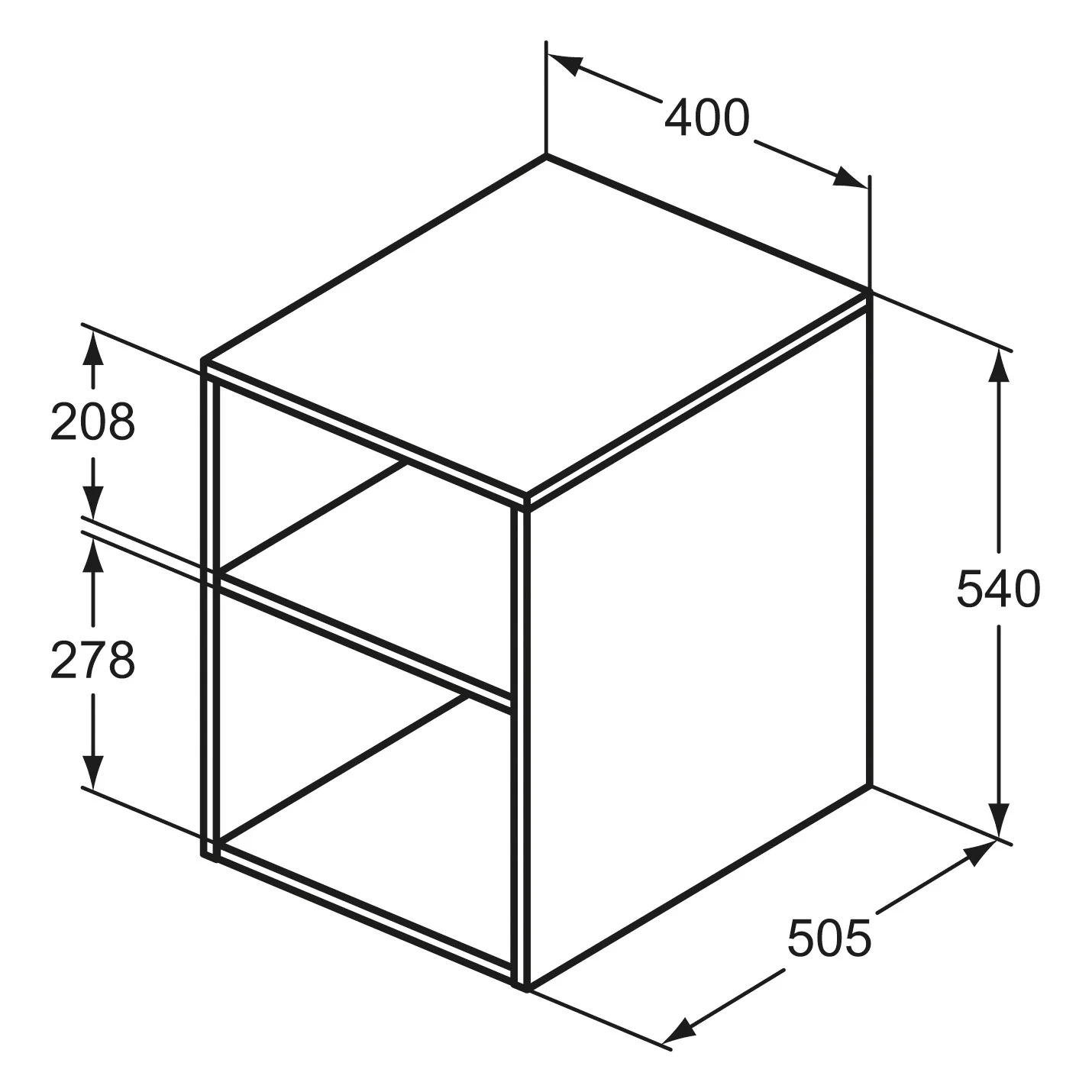 Rysunek techniczny elementu bocznego z wymiarami, Ideal Standard