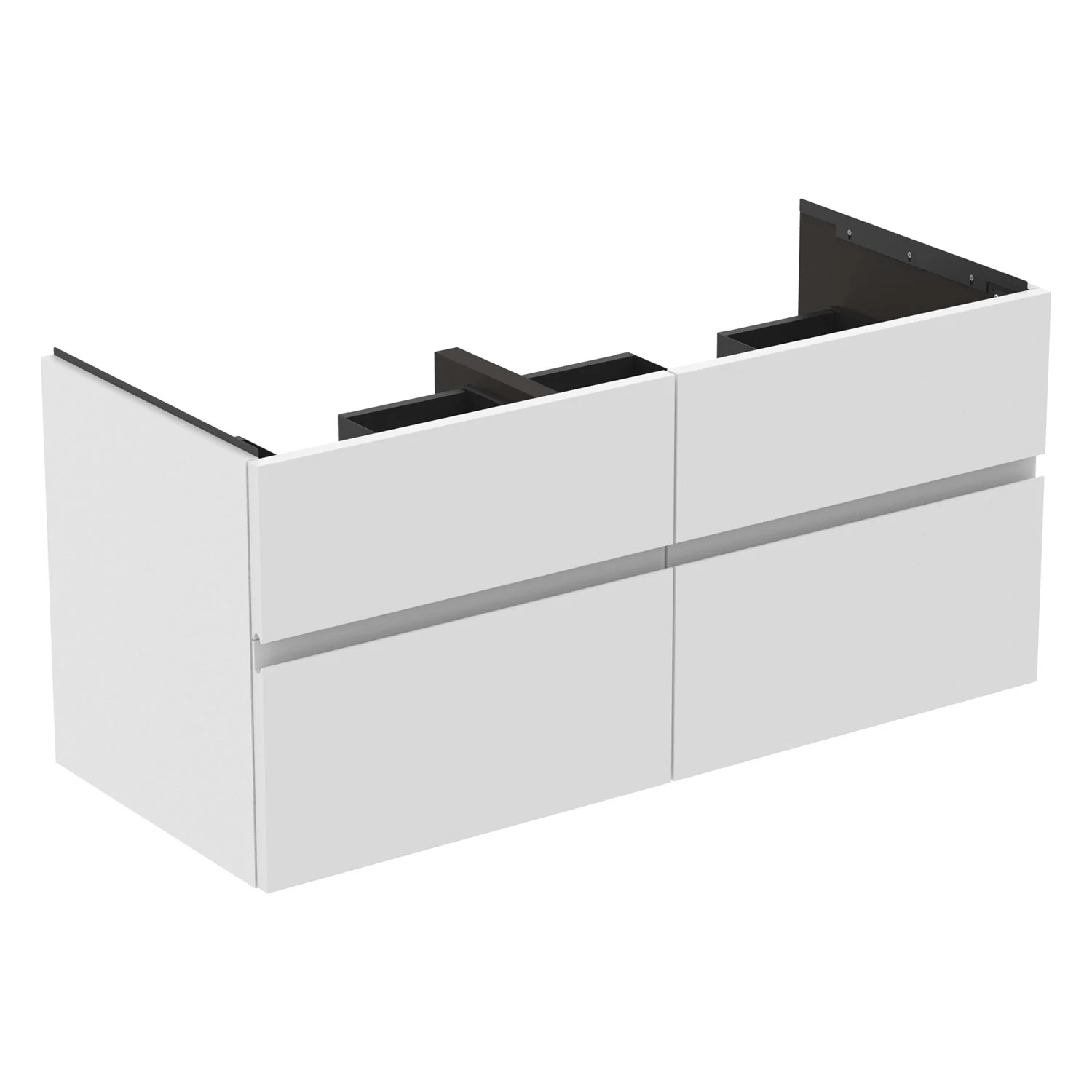 Szafka pod umywalkę Ideal Standard Finesse o szerokości 120 cm z 4 szufladami do podwójnej umywalki meblowej