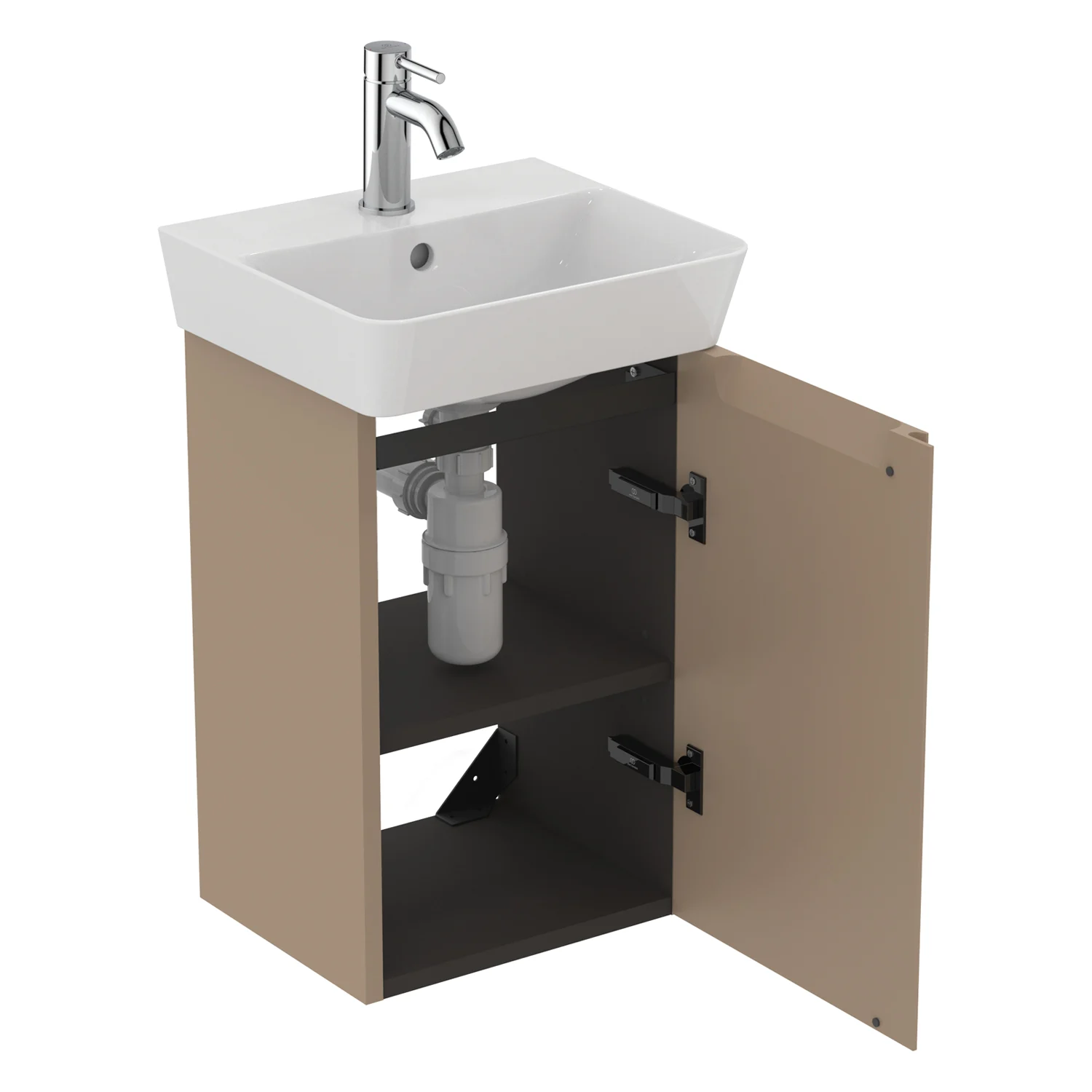 Szafka podumywalkowa Ideal Standard Finesse 35 cm z 1 drzwiami, zawiasy po prawej stronie, do umywalki małej Connect Air Cube Zdjęcie 6