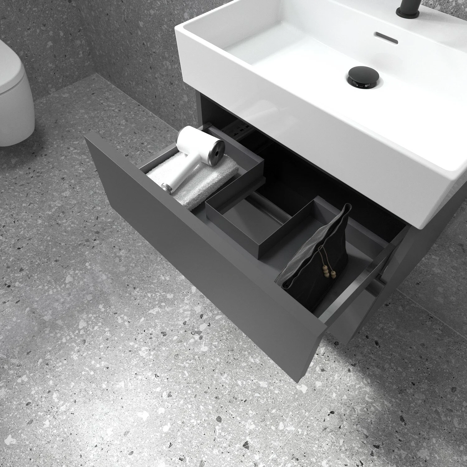 Umywalka Ideal Standard Lastani z szafką podumywalkową 61,5 cm Zdjęcie 5