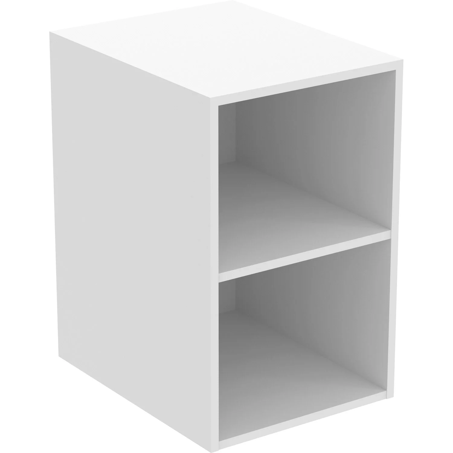 Biała szafka boczna w widoku z przodu, Ideal Standard