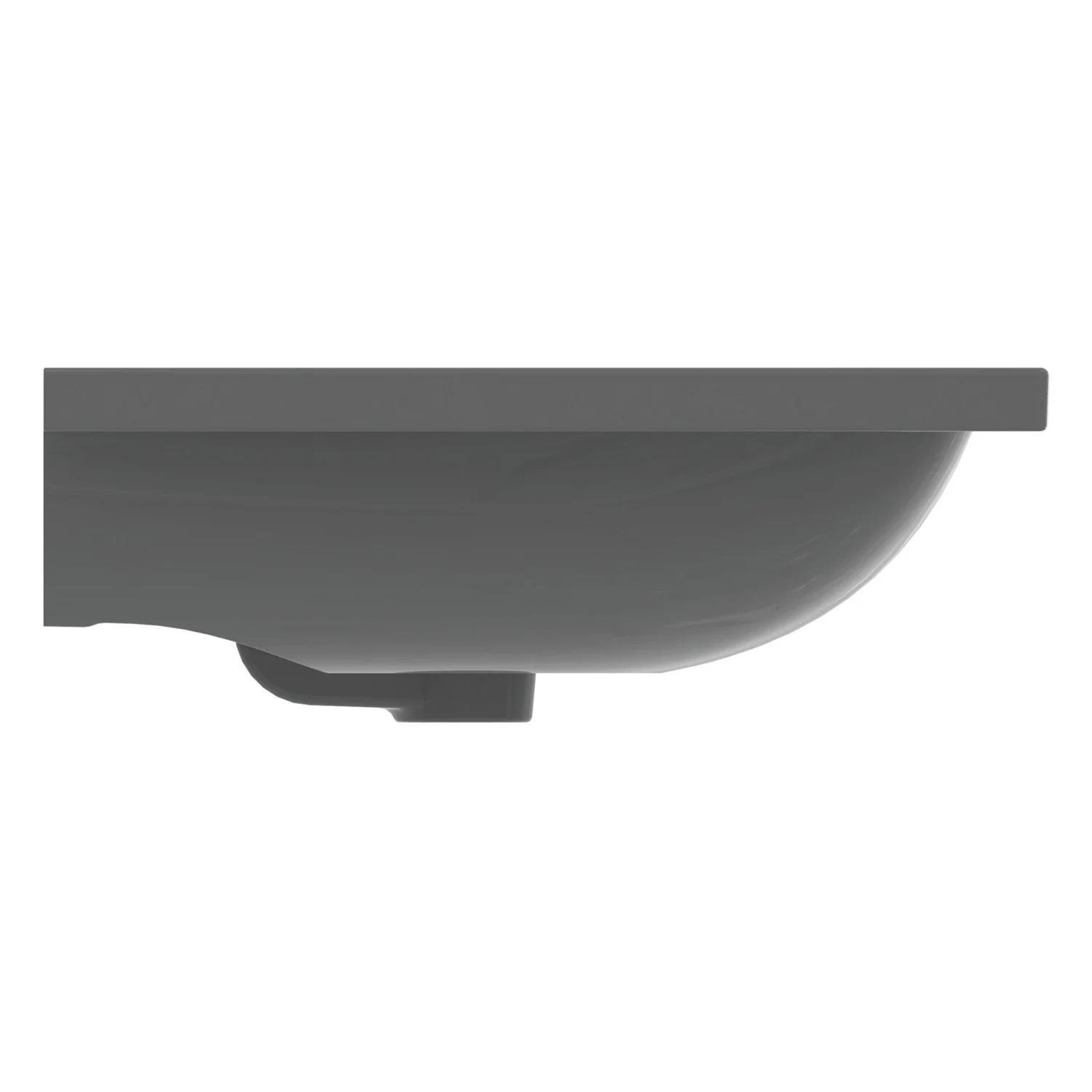 Szary zlew w widoku z boku, Ideal Standard