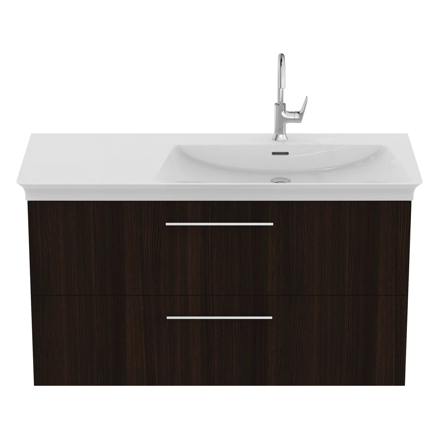 Ideal Standard i.life B Waschtischunterschrank 120 cm mit 2 Auszügen, asymmetrisch rechts Bild 7