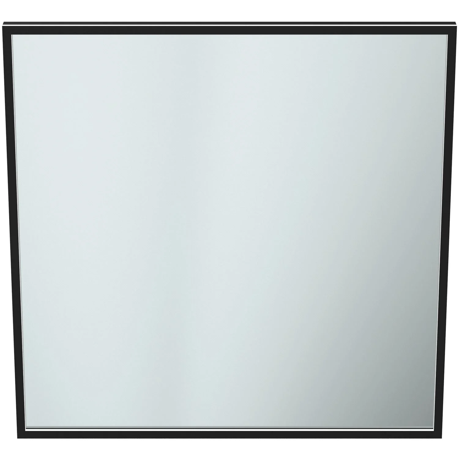 Ideal Standard Badspiegel Conca quadratisch 100 cm mit Beleuchtung und schwarzem Rahmen Bild 2