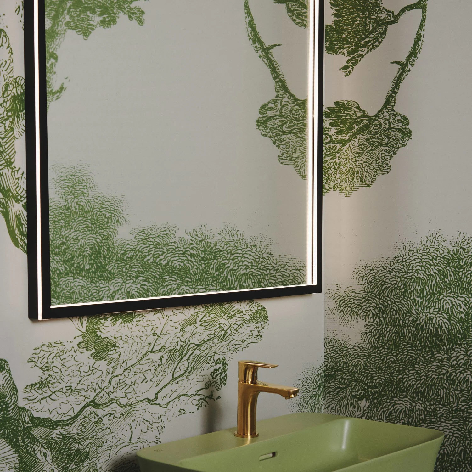 Ideal Standard Badspiegel Conca quadratisch 80 cm mit Beleuchtung in neutralem Design Bild 3