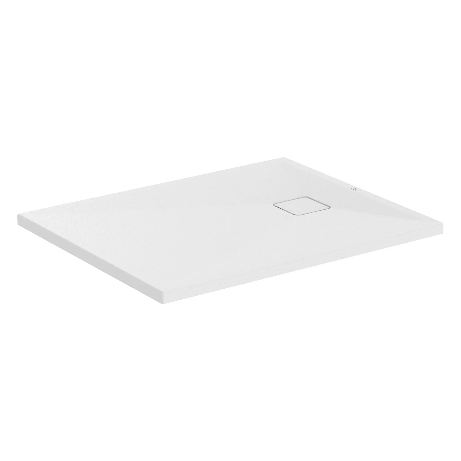 Ideal Standard Lastani Duschwanne 100 x 80 cm aus Sanitär-Acryl mit Polymer-Mineralgusskern (StoneTech™), Antirutsch-Oberfläche, bodenebener Einbau Bild 10