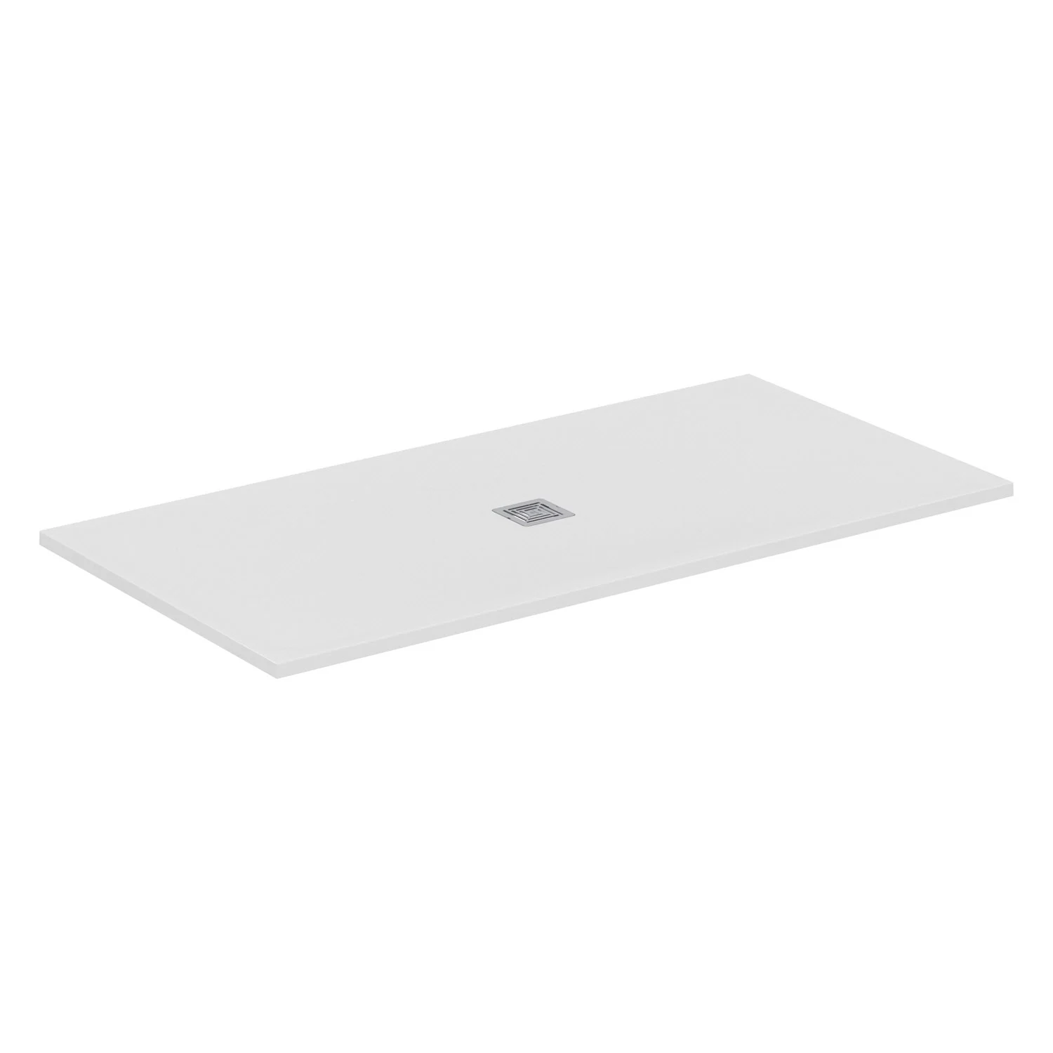 Ideal Standard Ultra Flat S + Rechteck-Brausewanne 180 x 90 cm, Ablaufposition: zentriert