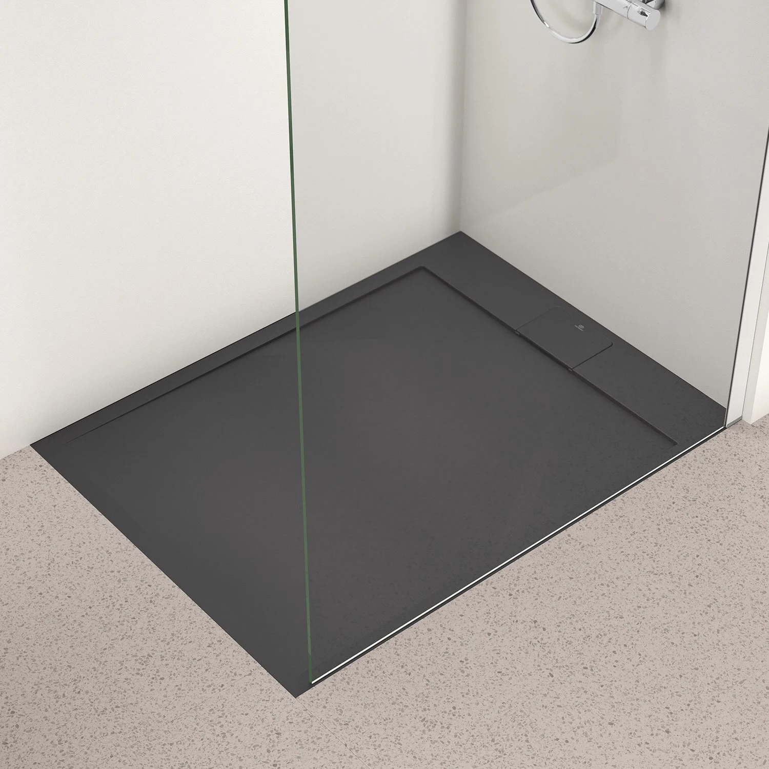 Ideal Standard Ultra Flat S i.life Rechteck-Brausewanne 100 x 70 cm, bodeneben Bild 3