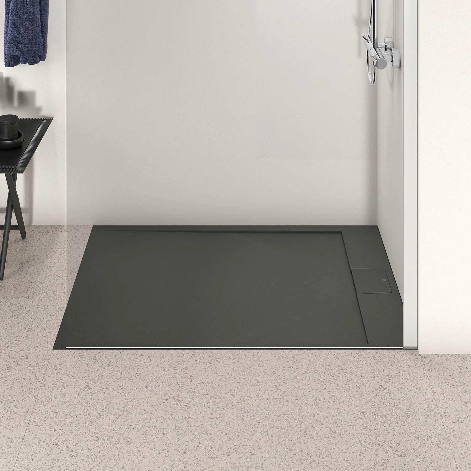 Ideal Standard Ultra Flat S i.life Rechteck-Brausewanne 100 x 70 cm, bodeneben Bild 4