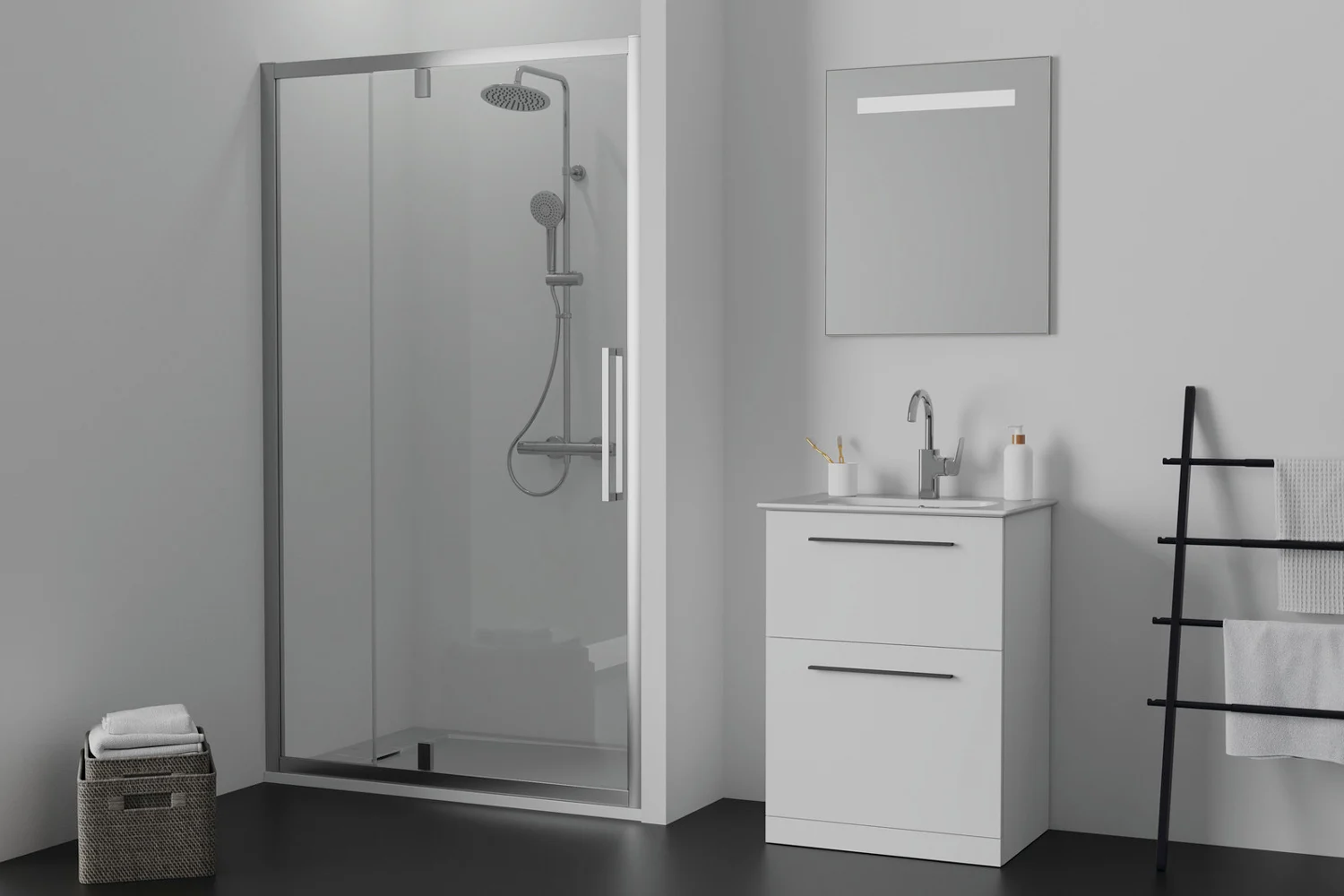 Ideal Standard Ultra Flat S i.life Rechteck-Brausewanne 120 x 90 cm, bodeneben Bild 9