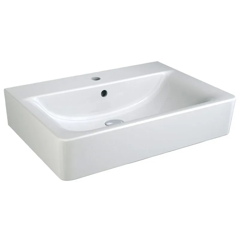Ideal Standard Connect Waschtisch 55 cm, mit 1 Hahnloch, mit Überlauf