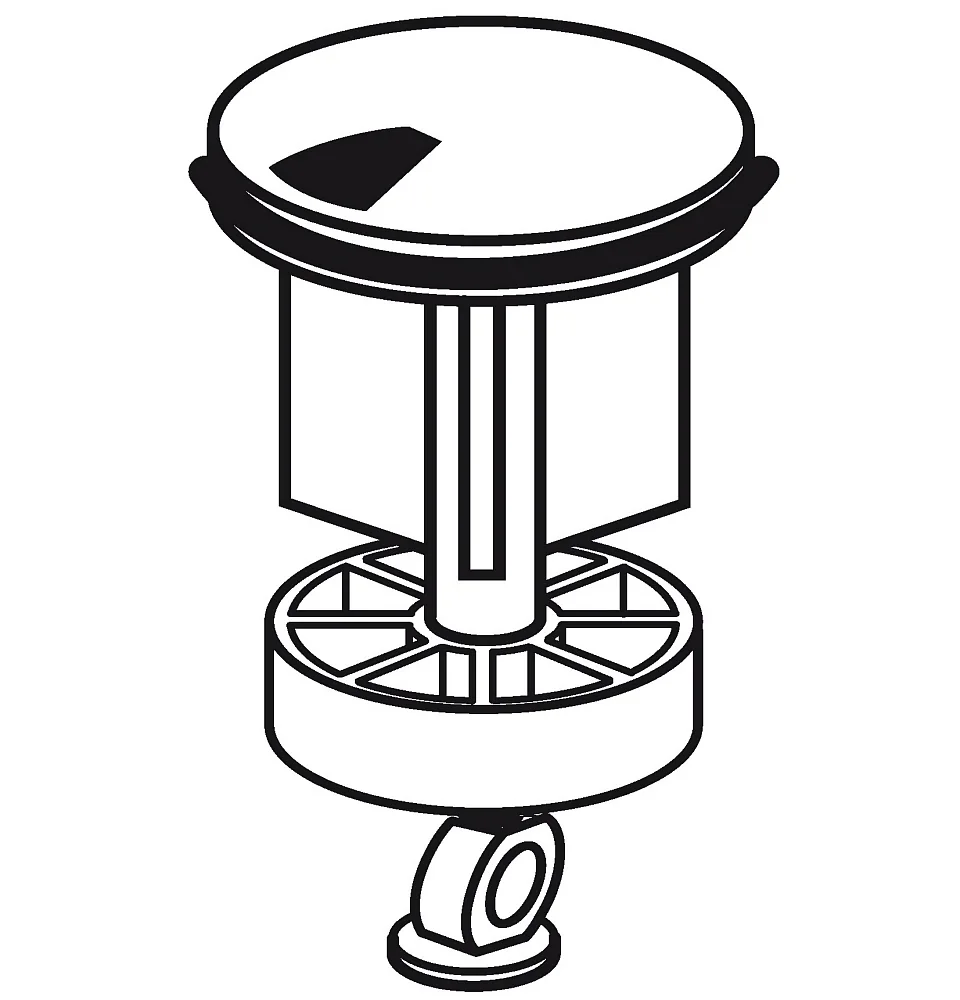 Rysunek techniczny zamiennika tłoka, Ideal Standard