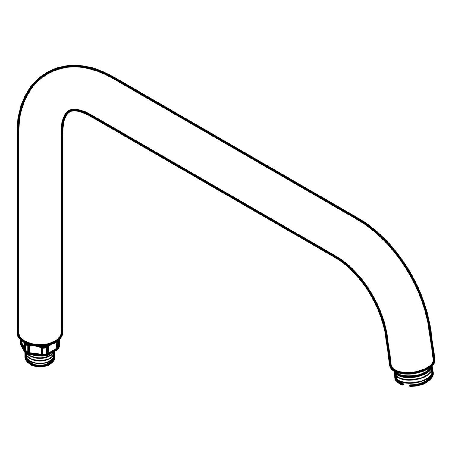 Rysunek techniczny drążka prysznicowego, Ideal Standard