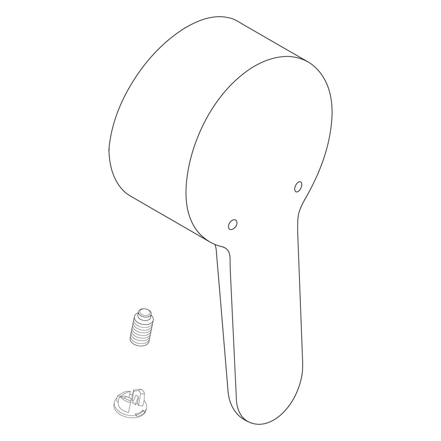 Rysunek techniczny uchwytu baterii, Ideal Standard