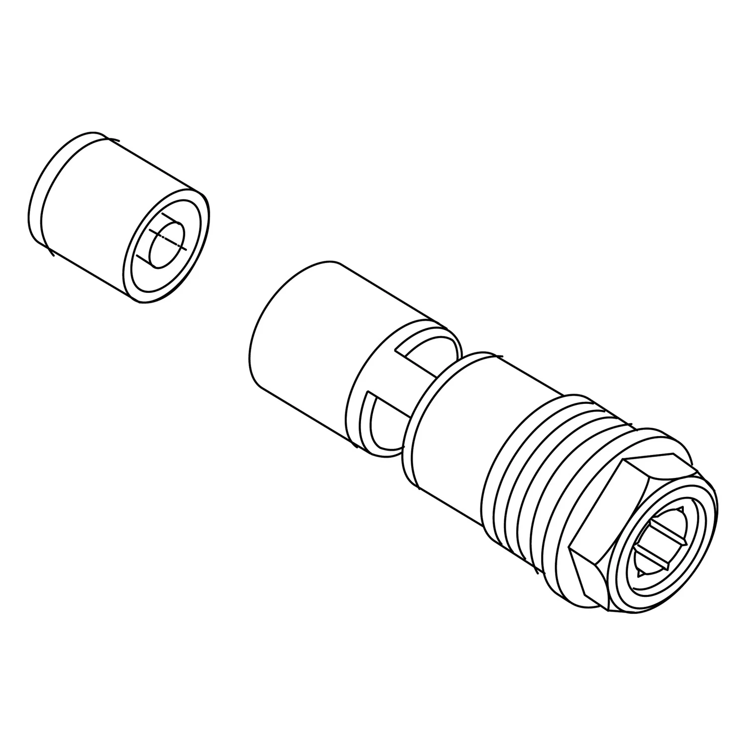 Rysunek techniczny wkładu z komponentami, Ideal Standard