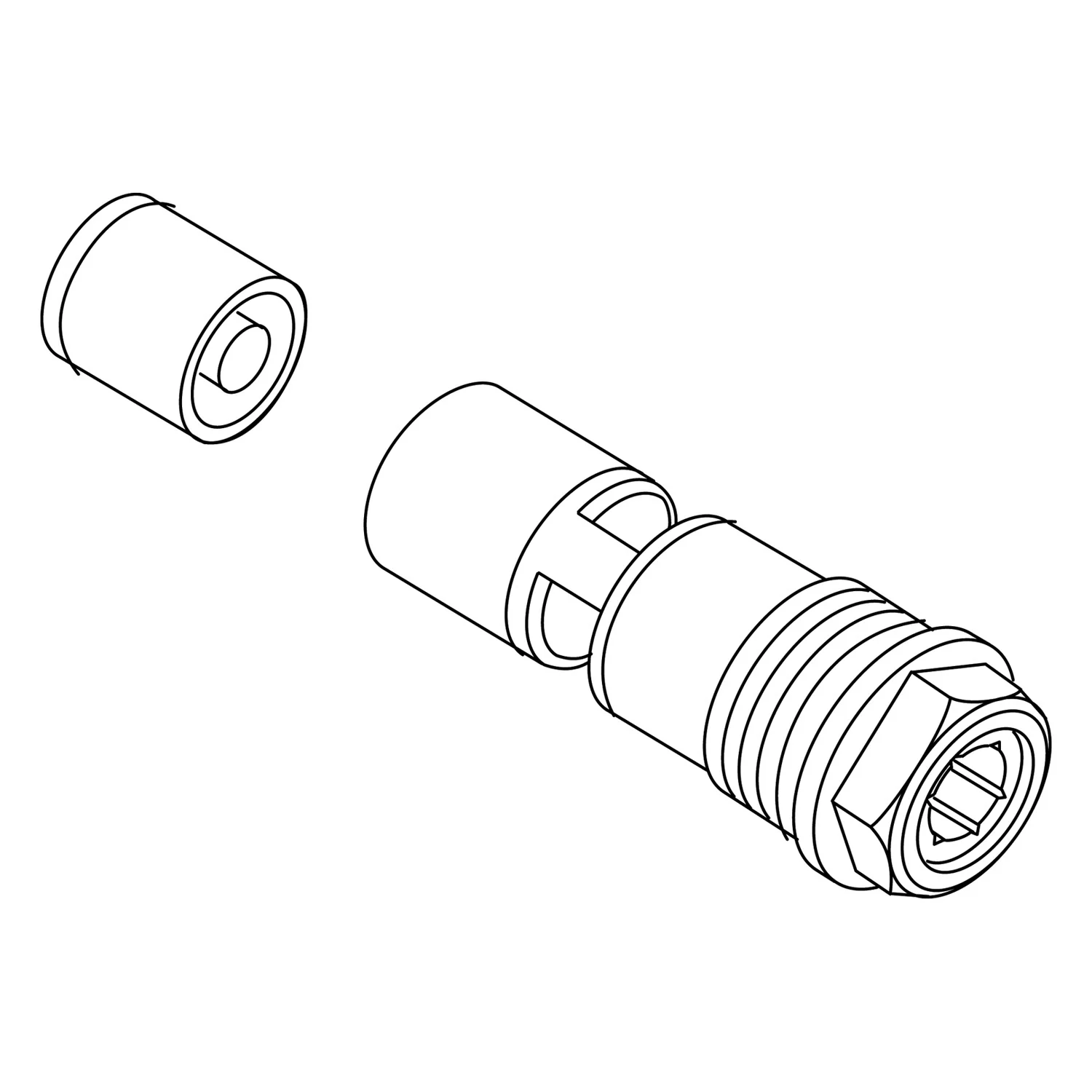 Rysunek techniczny wkładu z komponentami, Ideal Standard