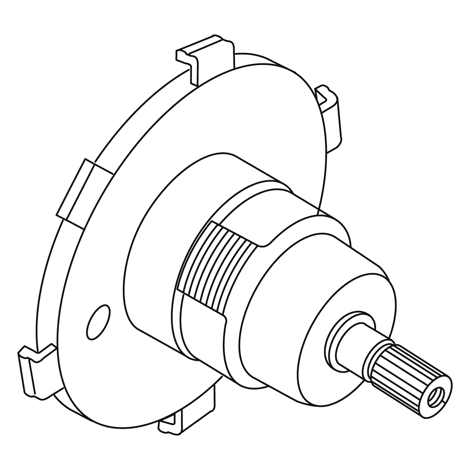 Rysunek techniczny rozety do baterii, Ideal Standard
