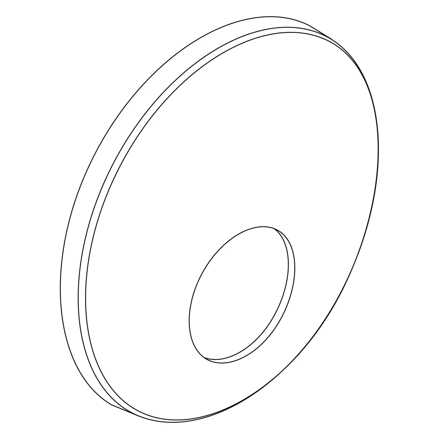 Rysunek techniczny okrągłej rozety, Ideal Standard