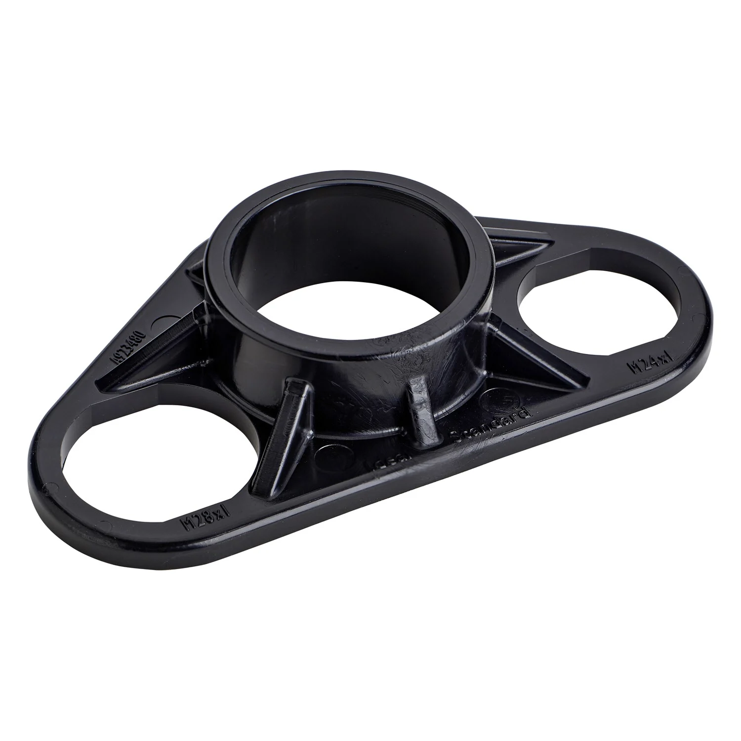Czarna plastikowa część w widoku z przodu, Ideal Standard