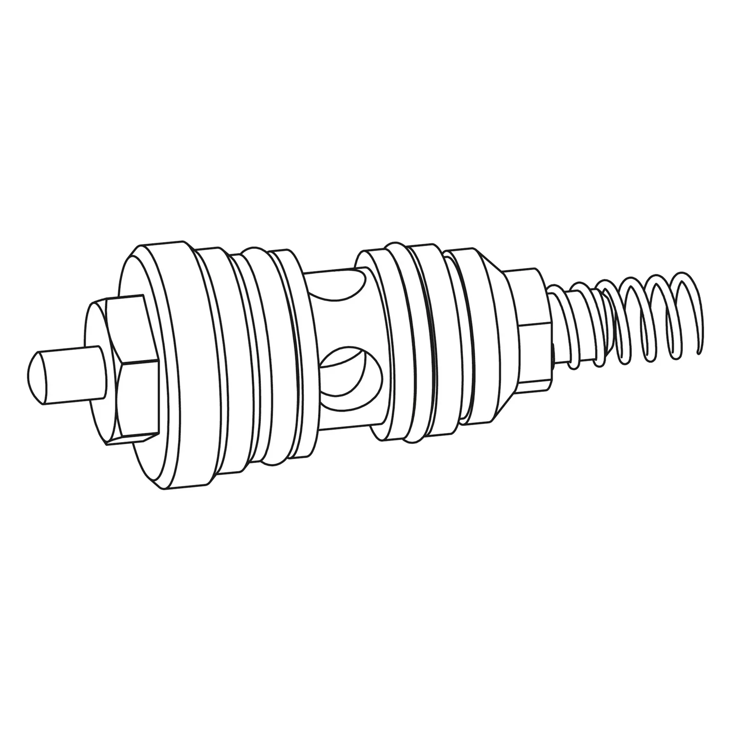 Rysunek techniczny sprężyny i zaworu, Ideal Standard
