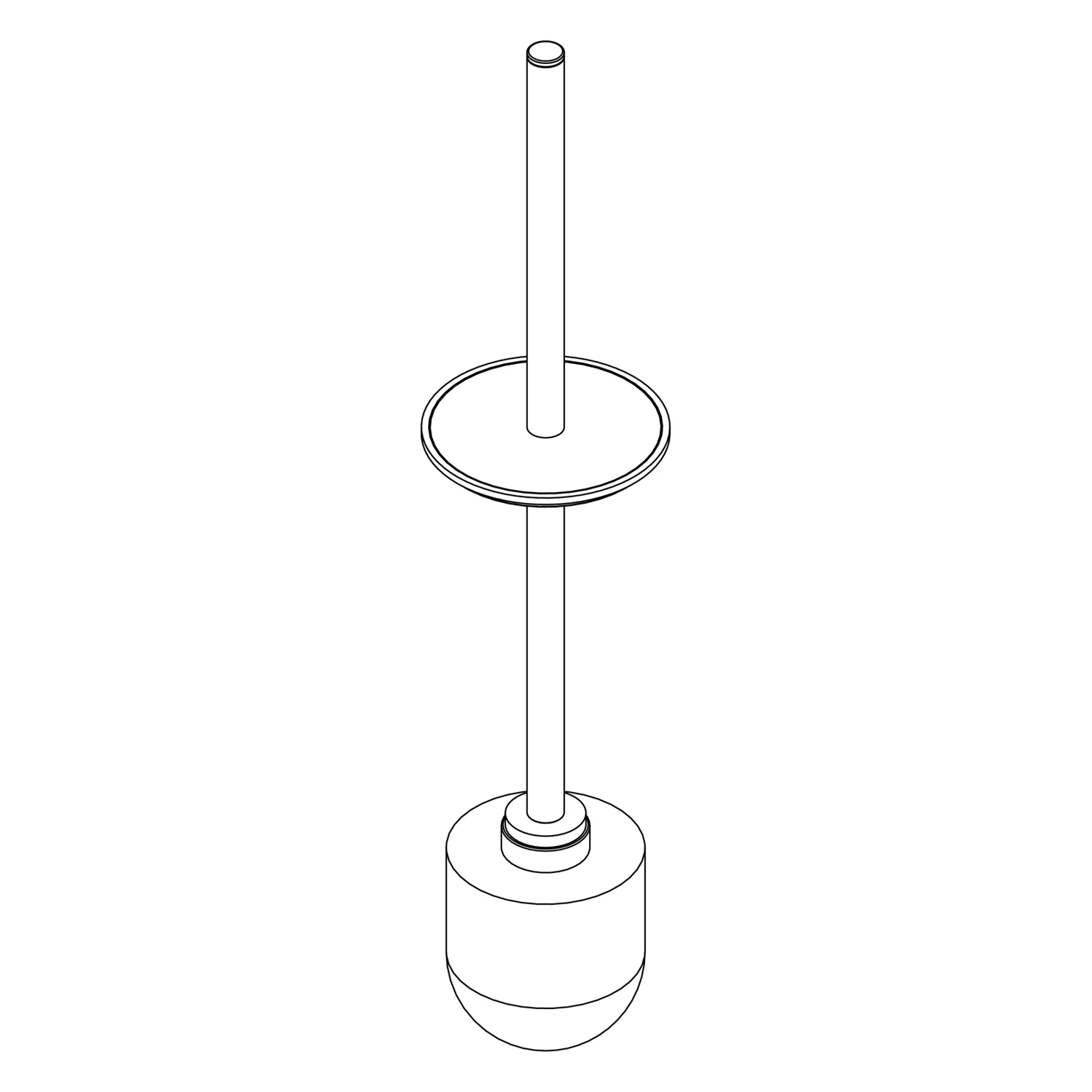 Rysunek techniczny akcesorium łazienkowego, Ideal Standard
